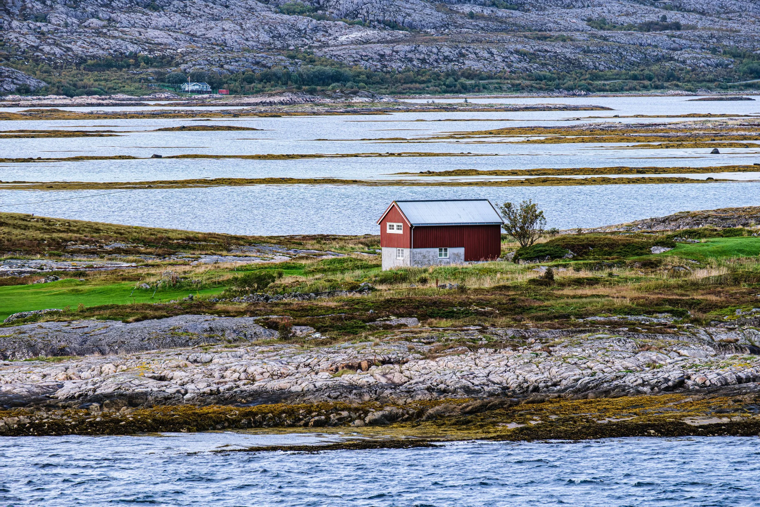 Houses After Torghatten