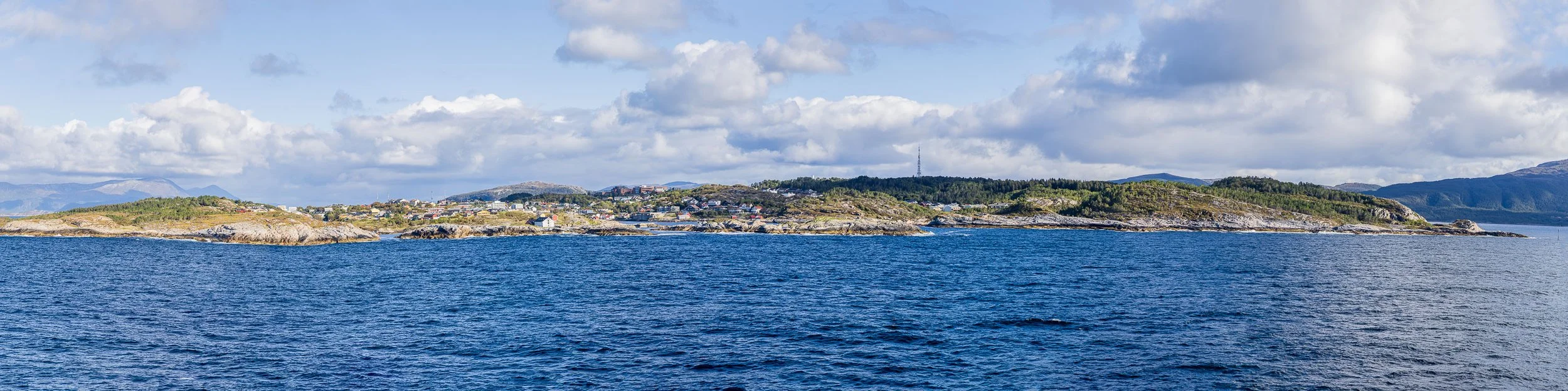 Coastal Panorama Approaching Kristiansund
