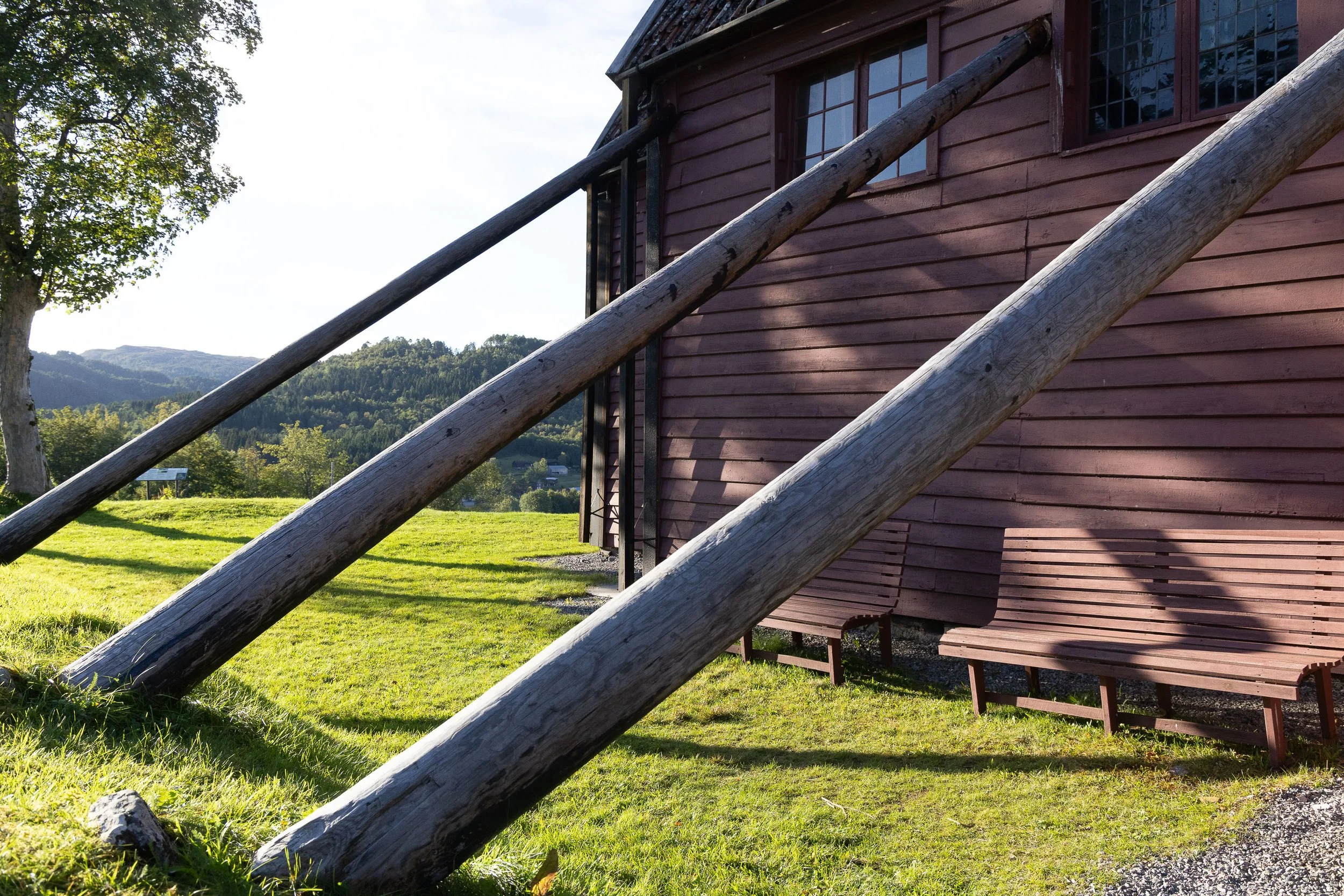 Supporting Beams at the Stave Church