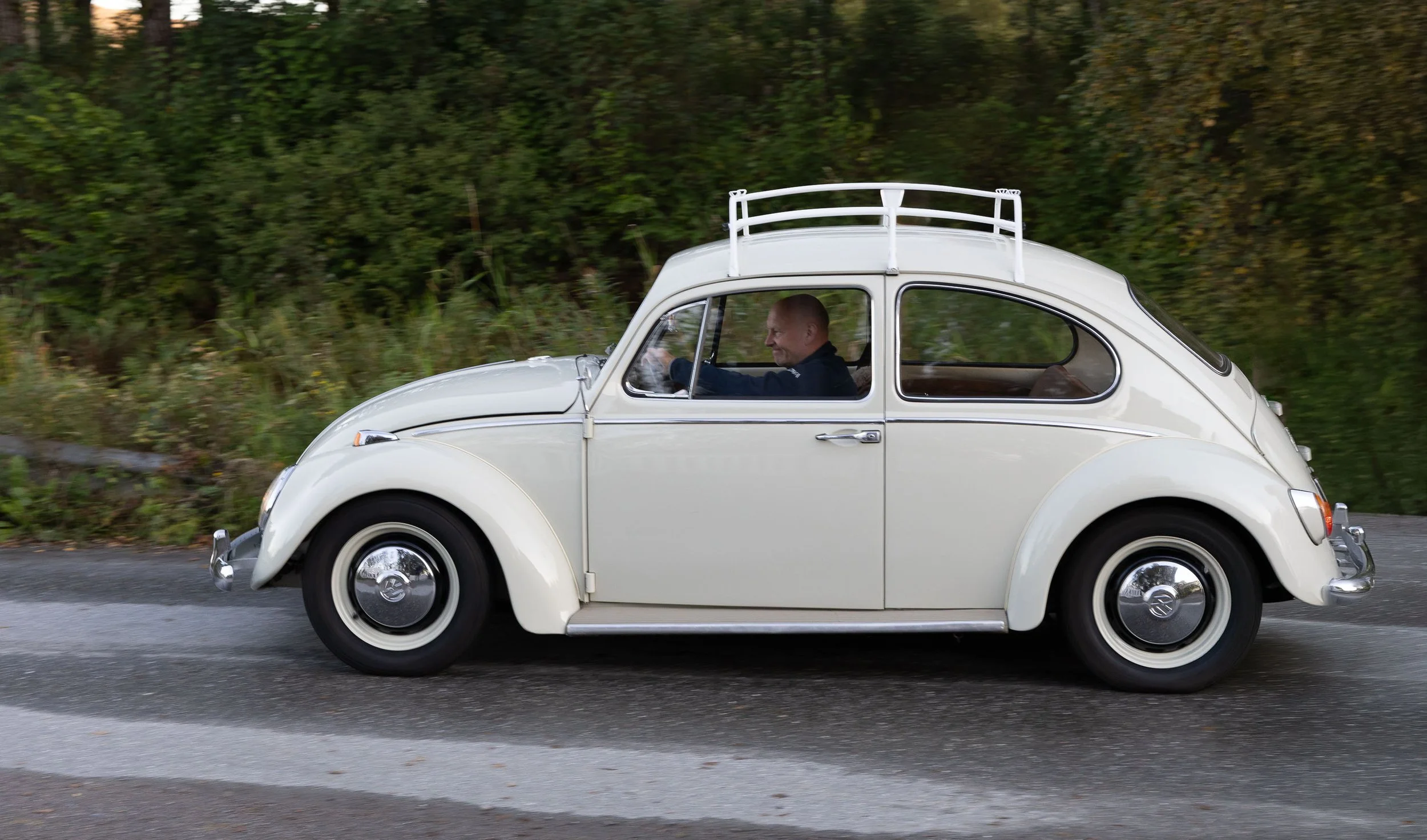 VW Beetle Passing By