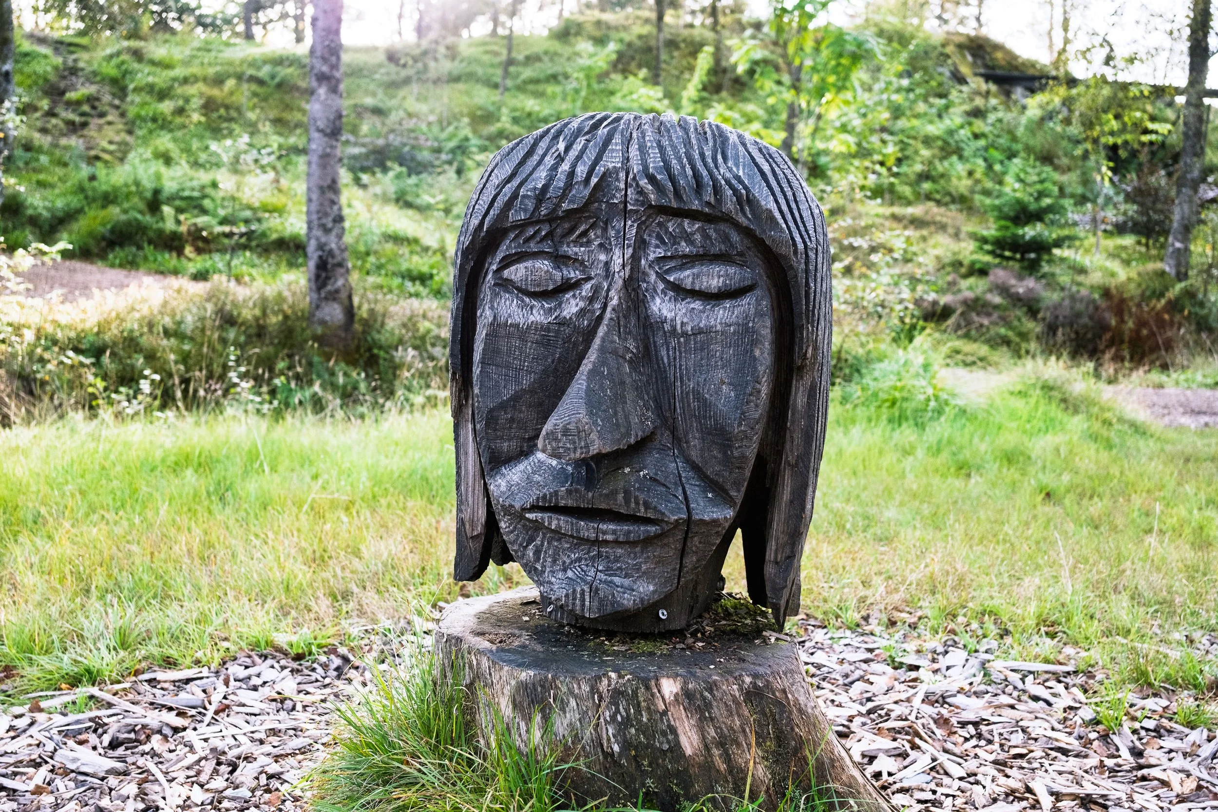 In the Troll Garden at the top of Floyen