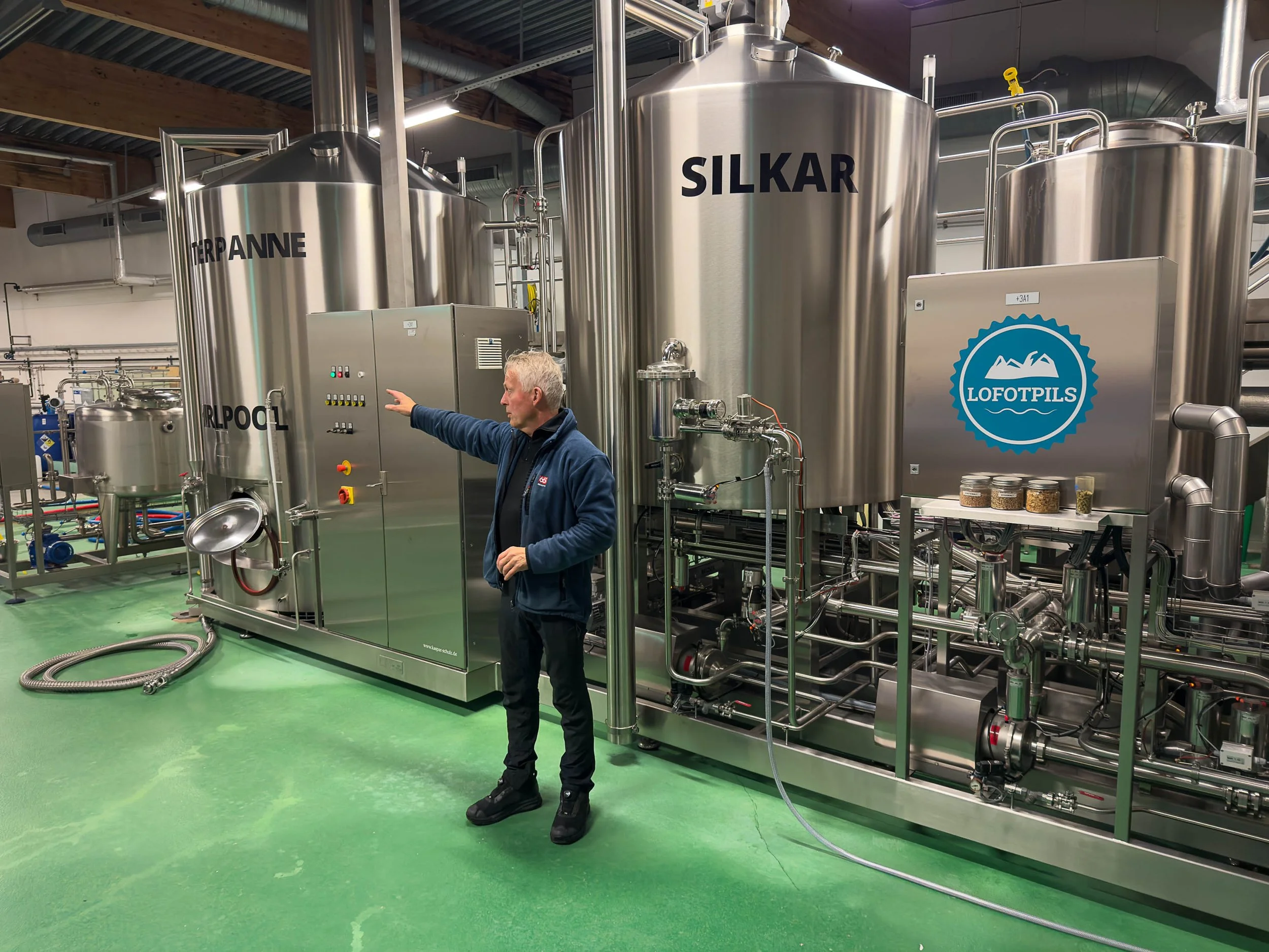 The Owner and Host of the Lofotpils Brewery Excursion