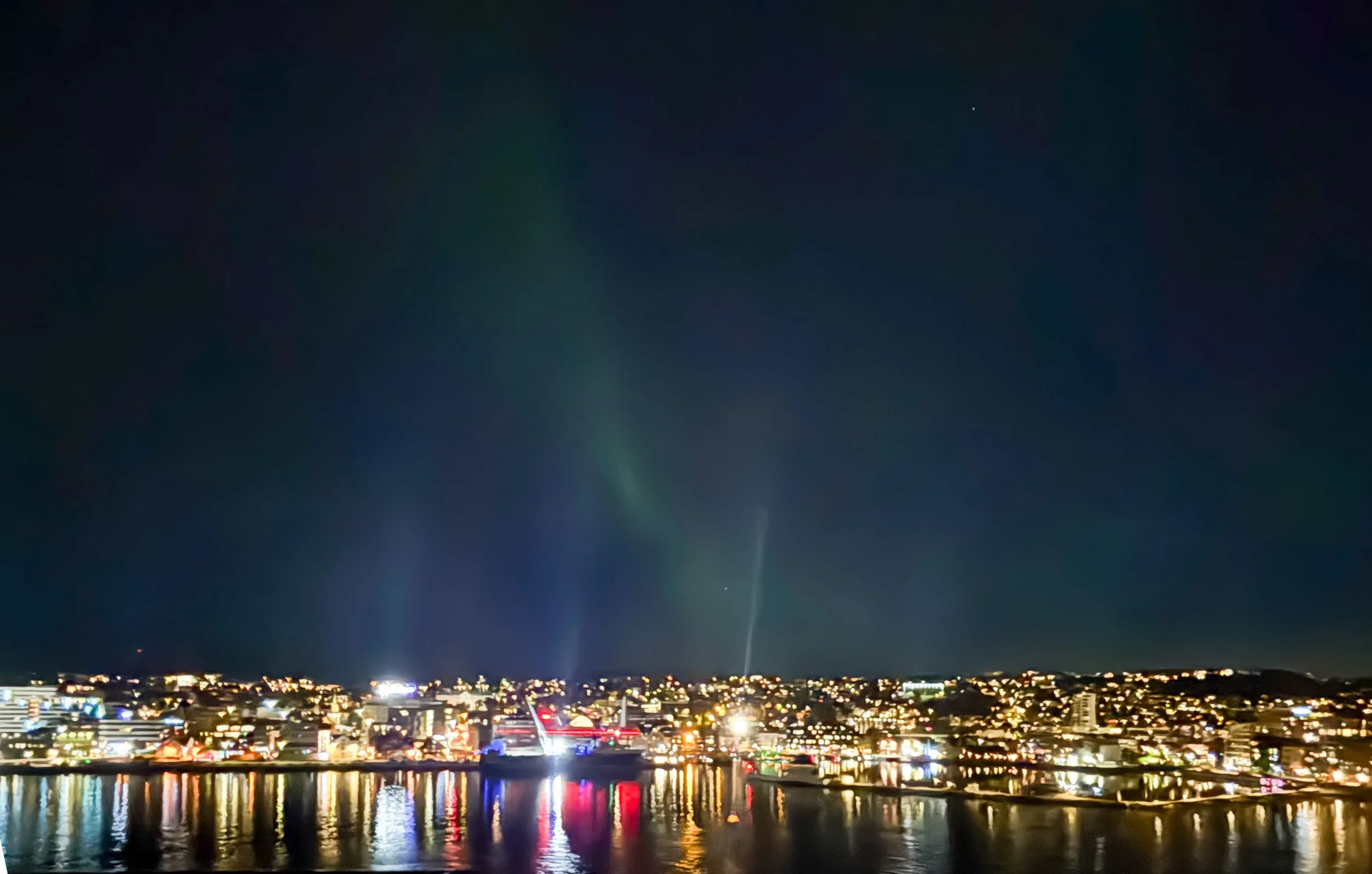 Northern Lights Over Tromso