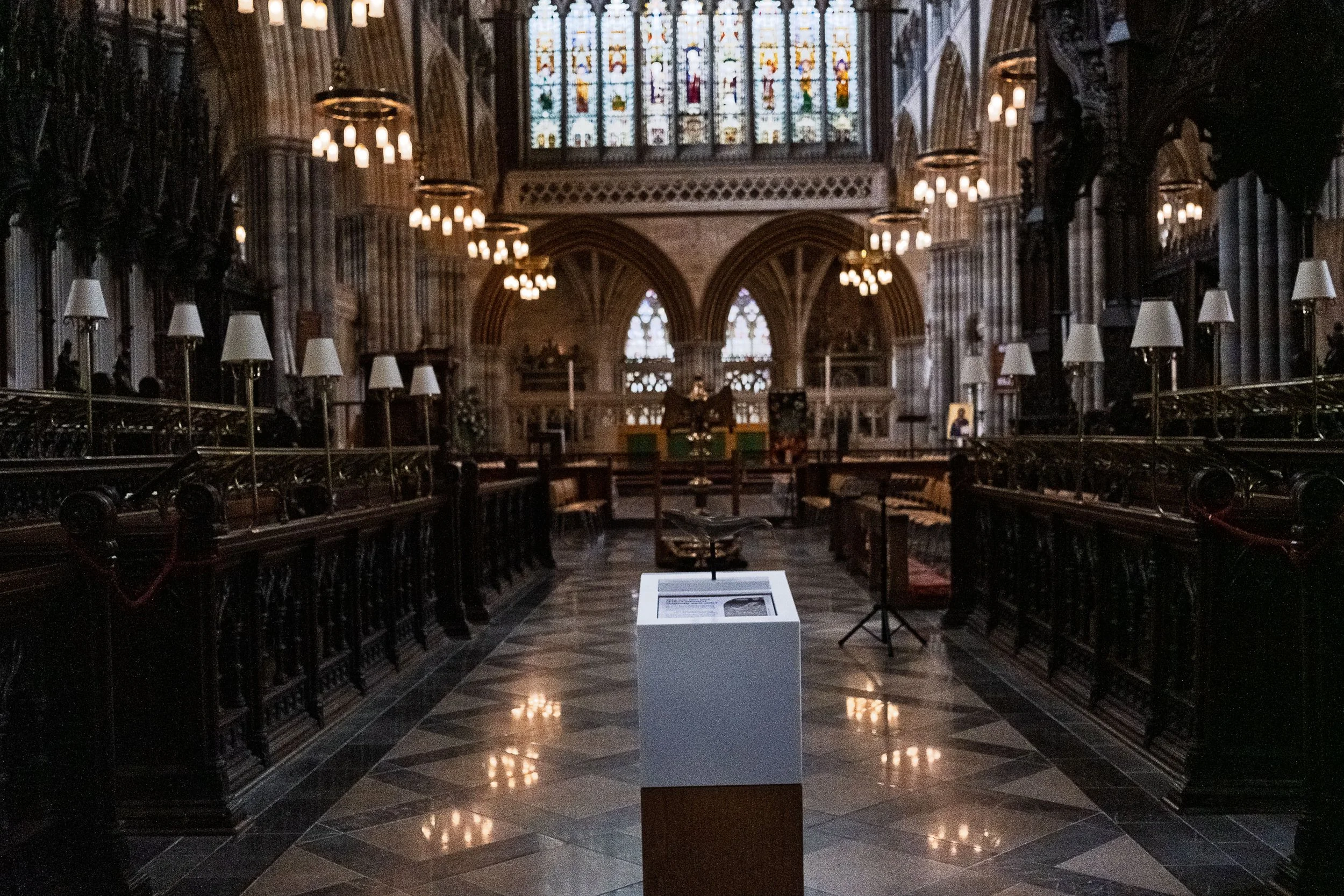Cathedral Nave in Exeter