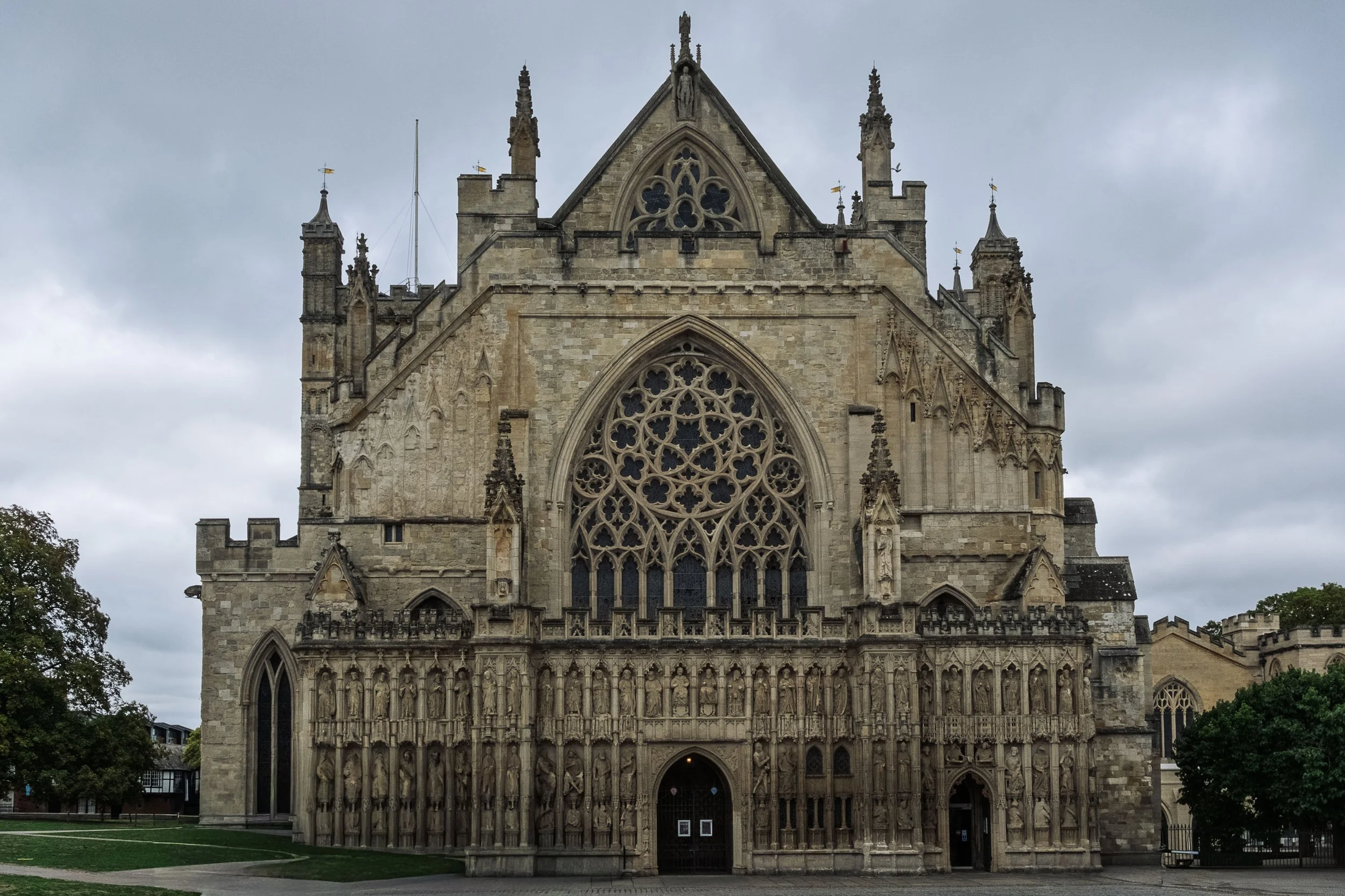 Cathedral Frontage at Exeter