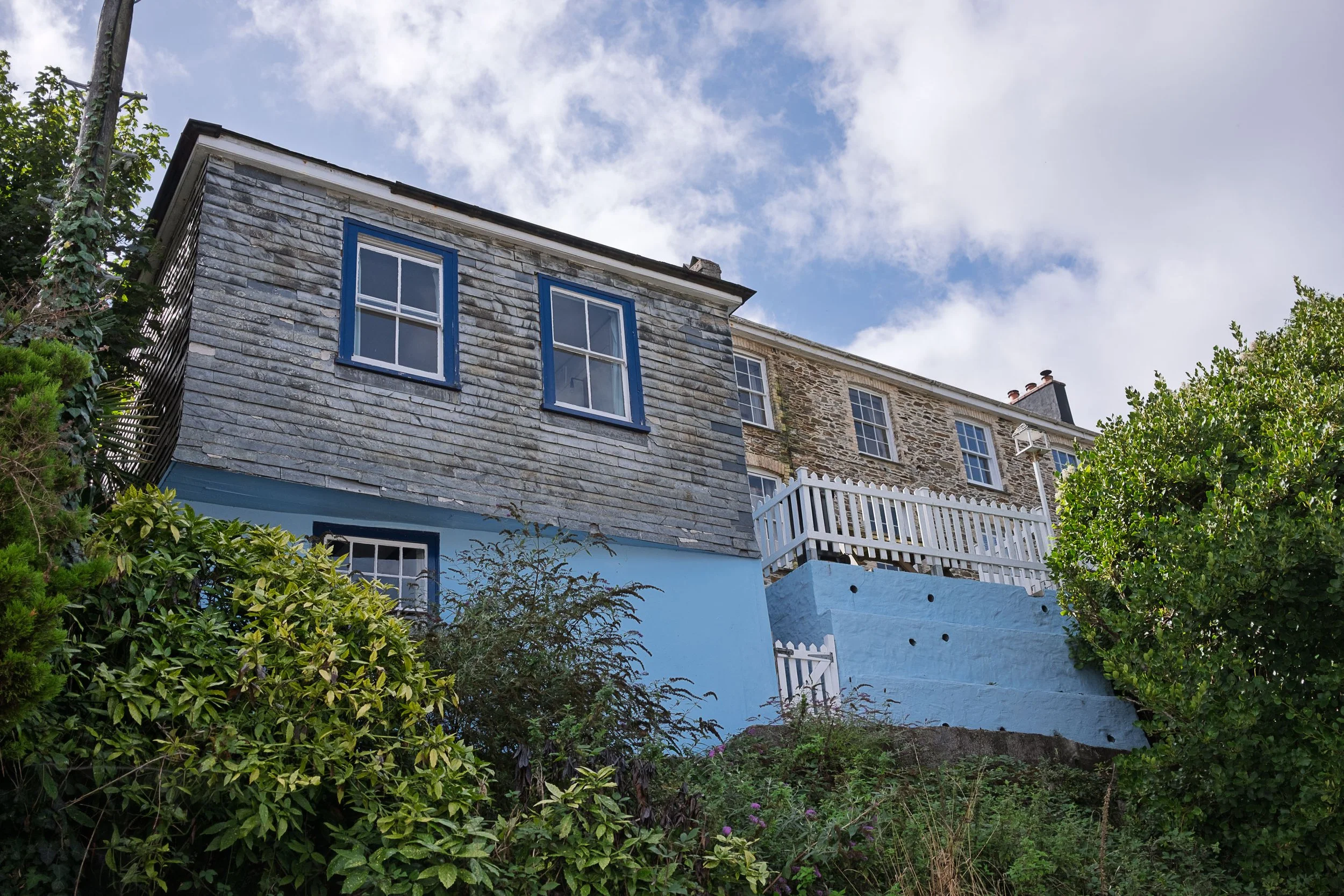 Half Blue House