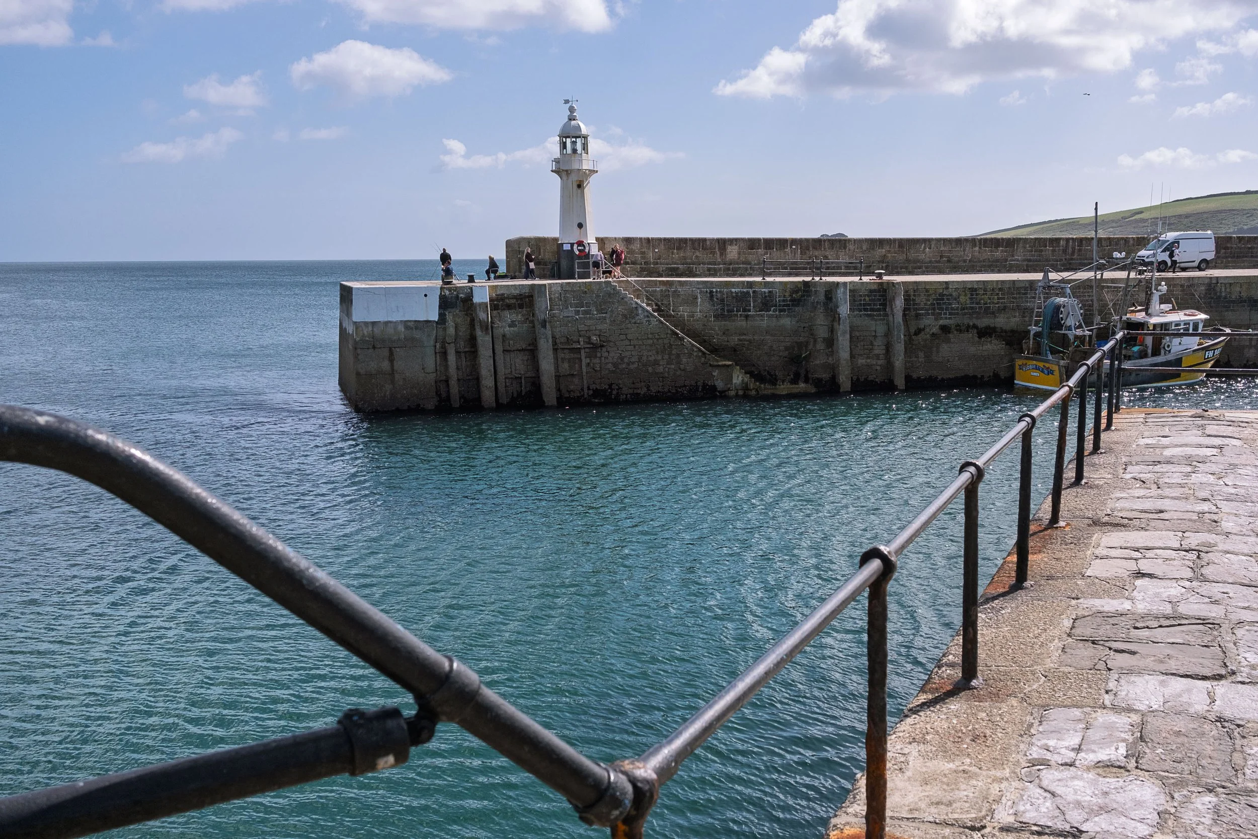 Lighthouse and Rail