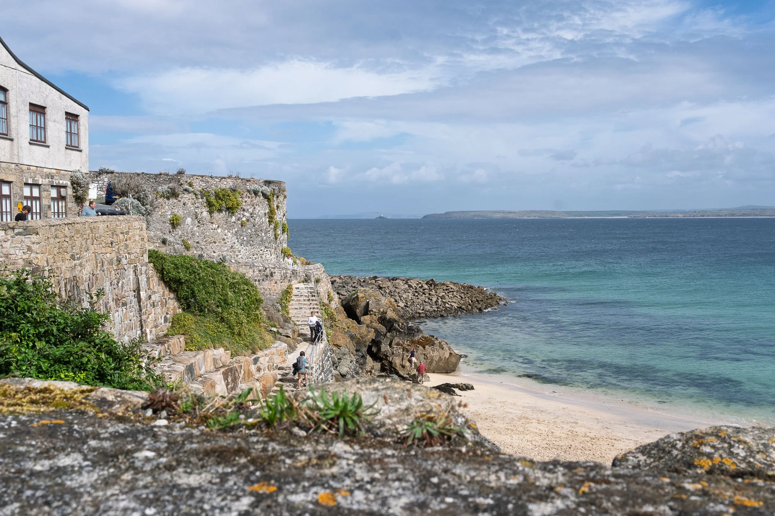 St Ives Bay leading out to the North Atlantic 