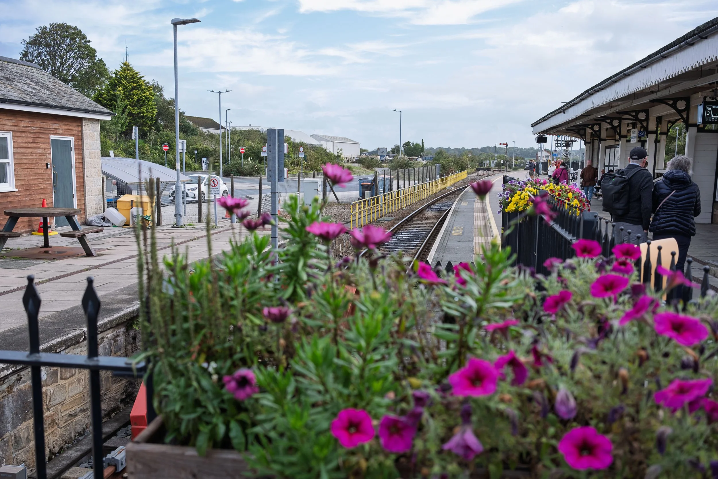 St Erth railway station awaiting the St Ives train