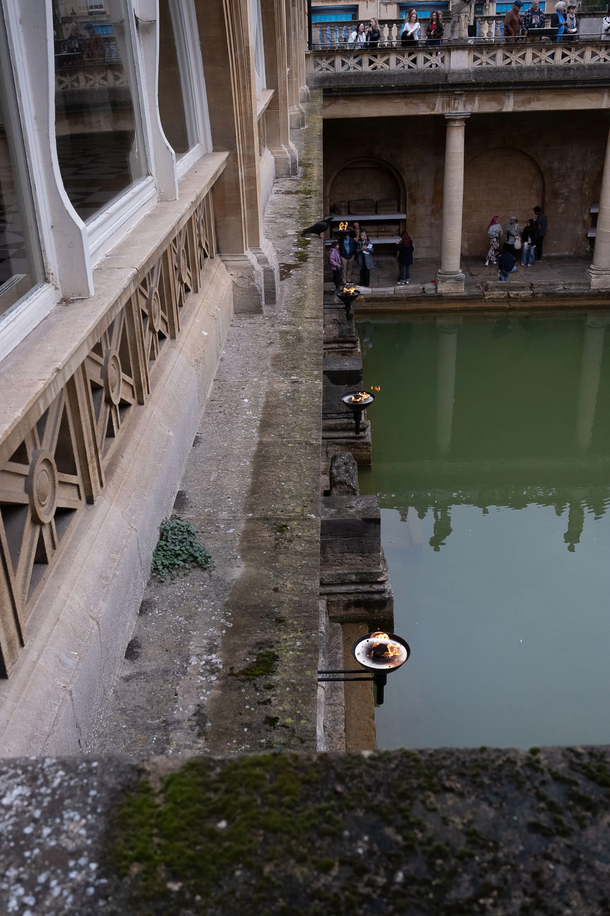Lamps Along the Bath