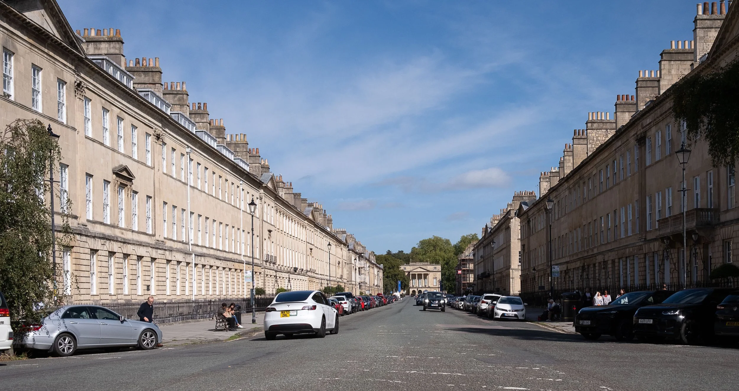 Holburne Museum at the end of the Street