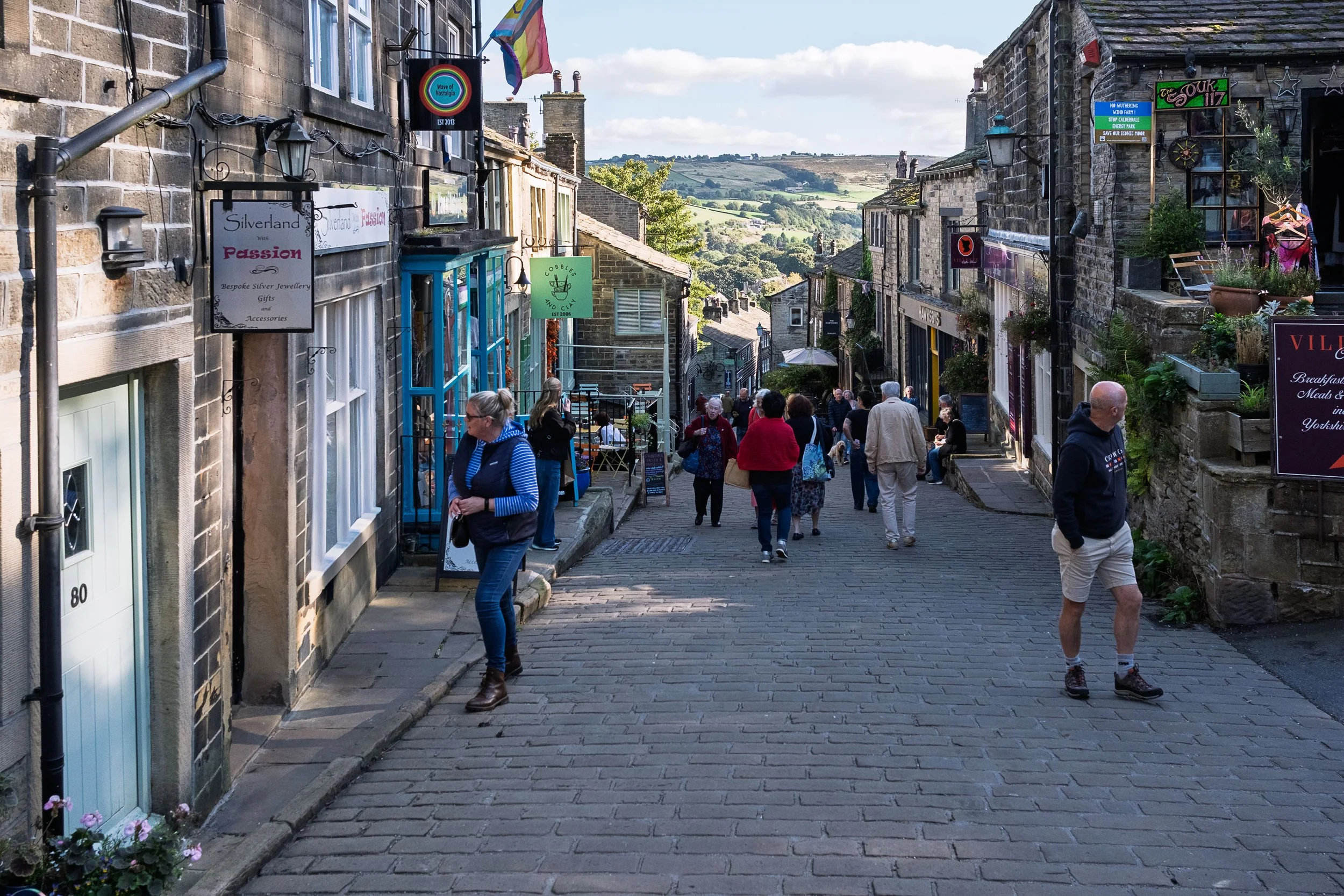 Looking Down the Hill