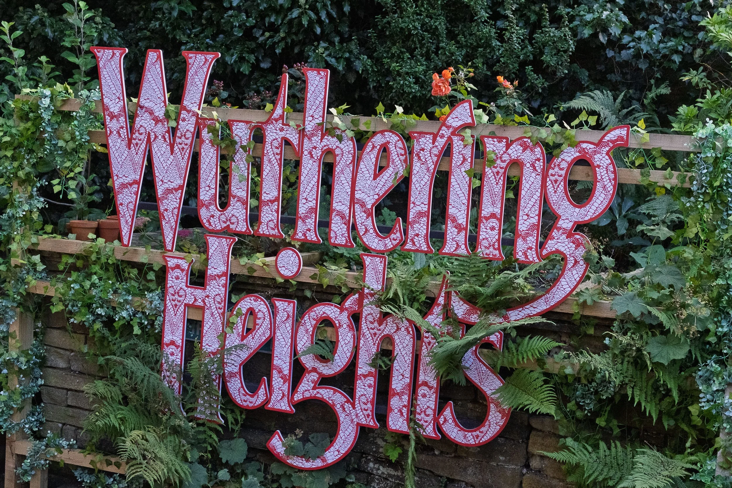Wuthering Heights Sign at the Parsonage