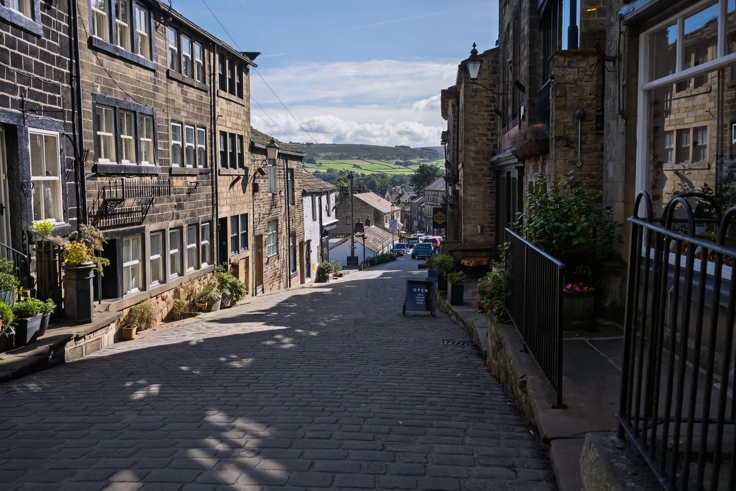 Almost Empty Street on the Way Down