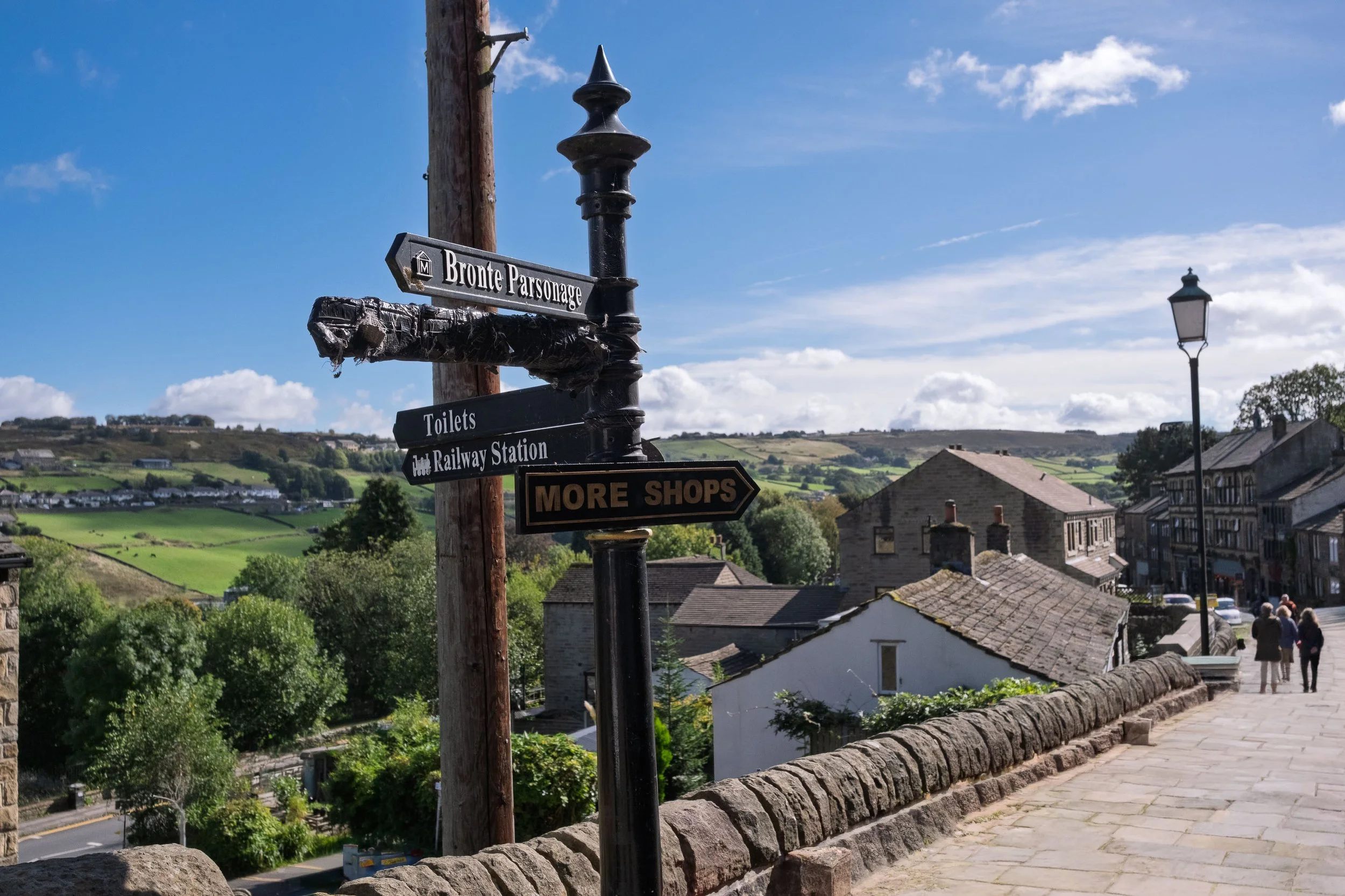 Sign Post in Haworth 