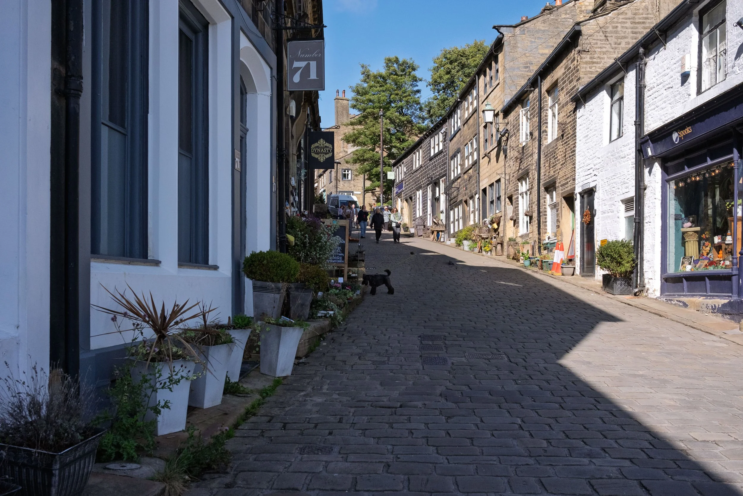 Climbing up the Hill at Haworth