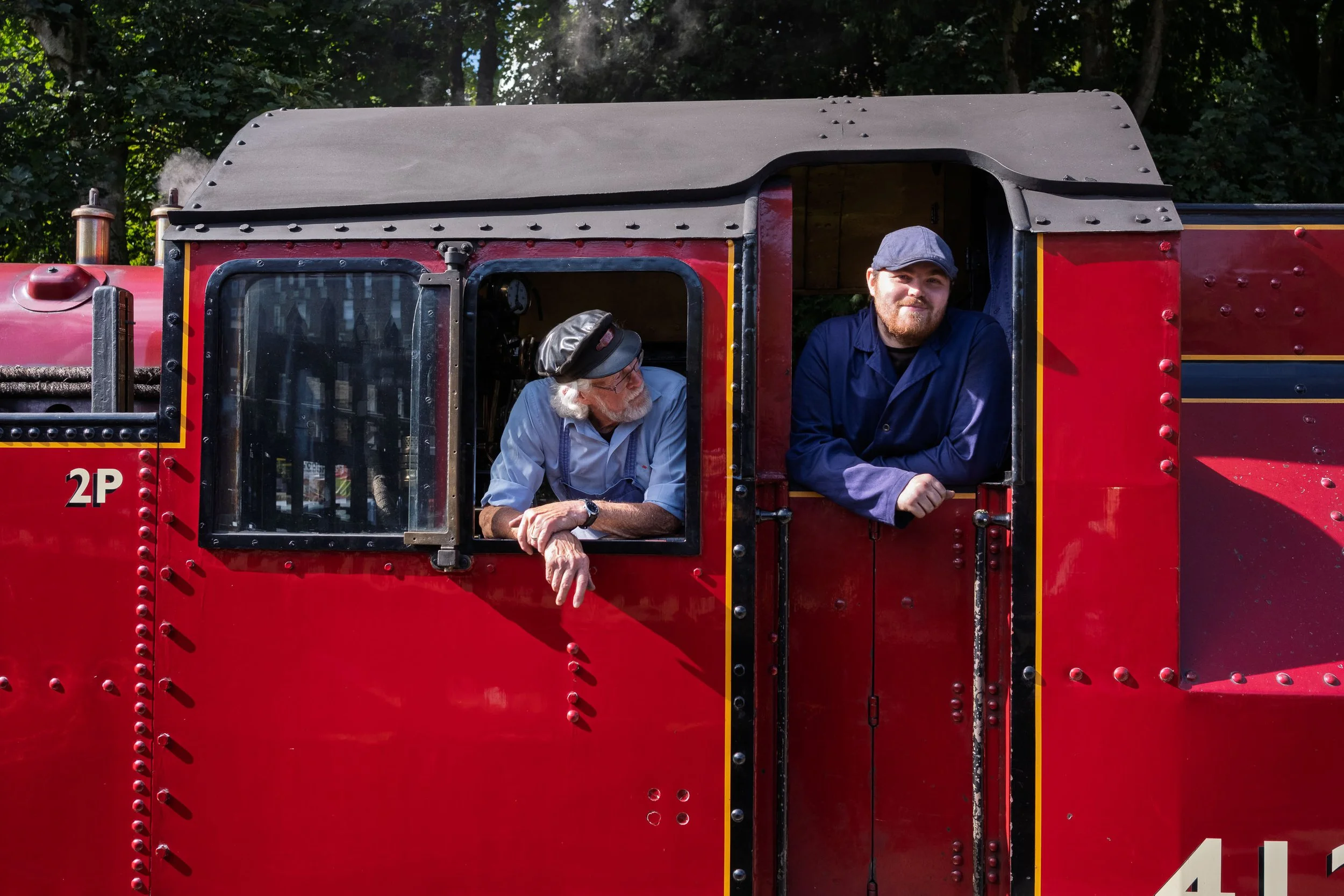 Resting Driver and Fireman