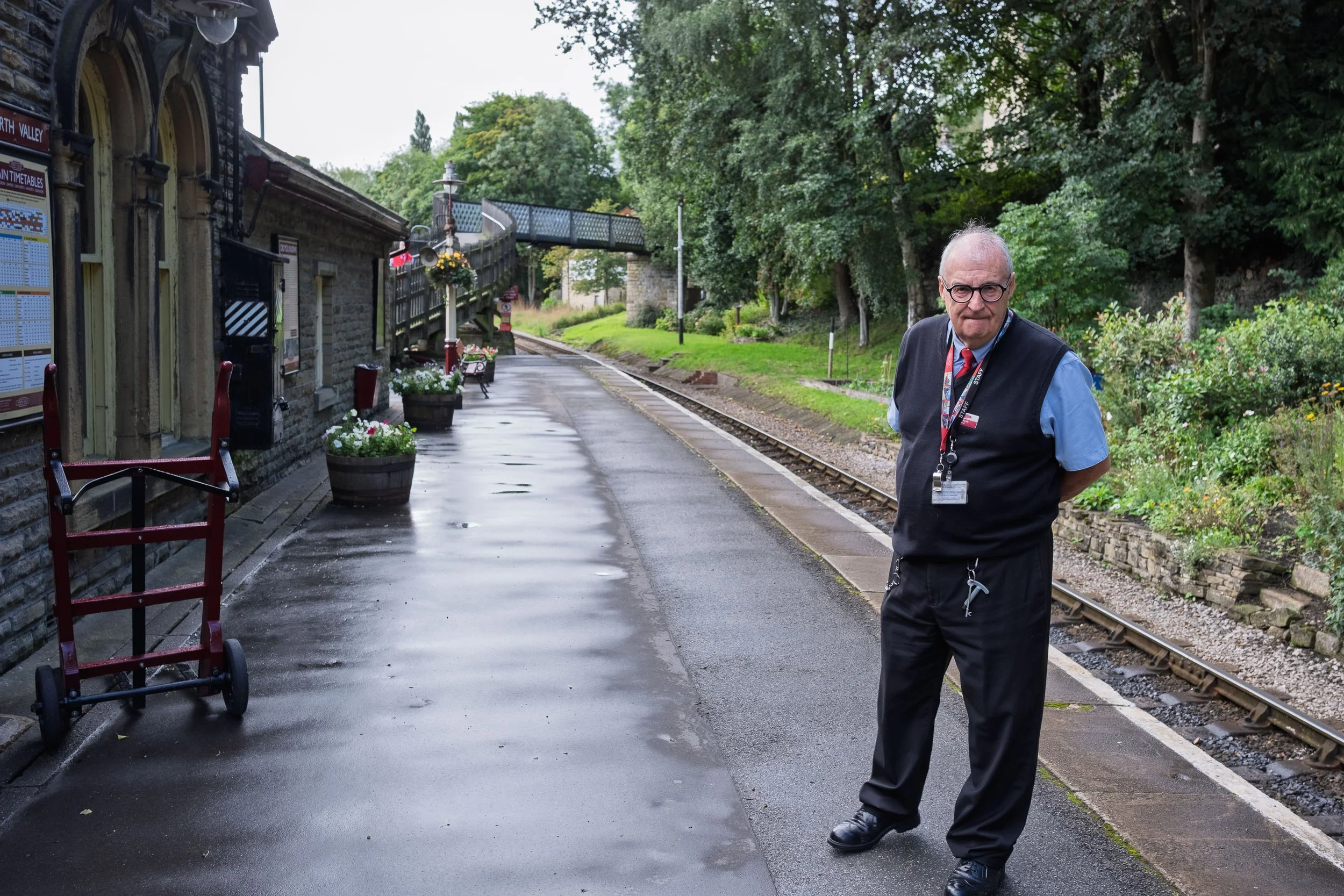 The Station Master at Haworth