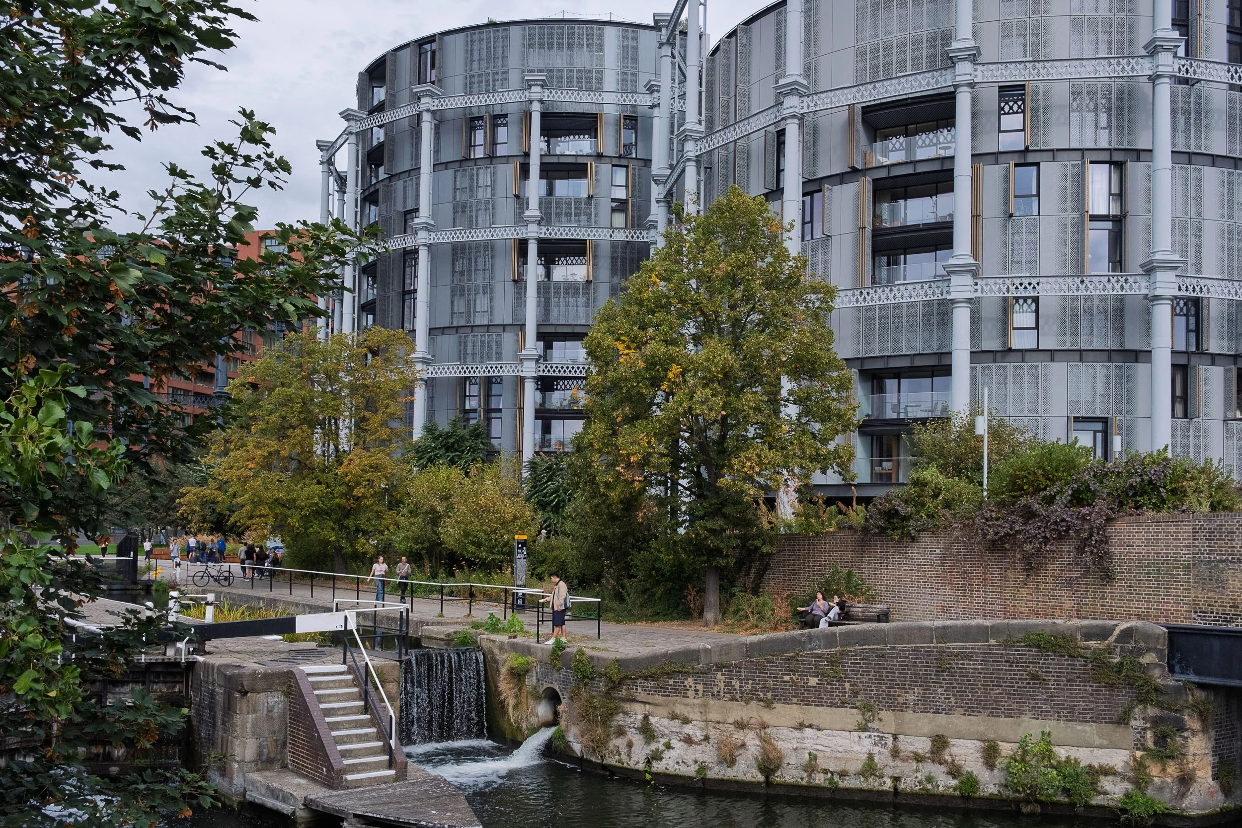 Further View of the Gasholder Apartments 