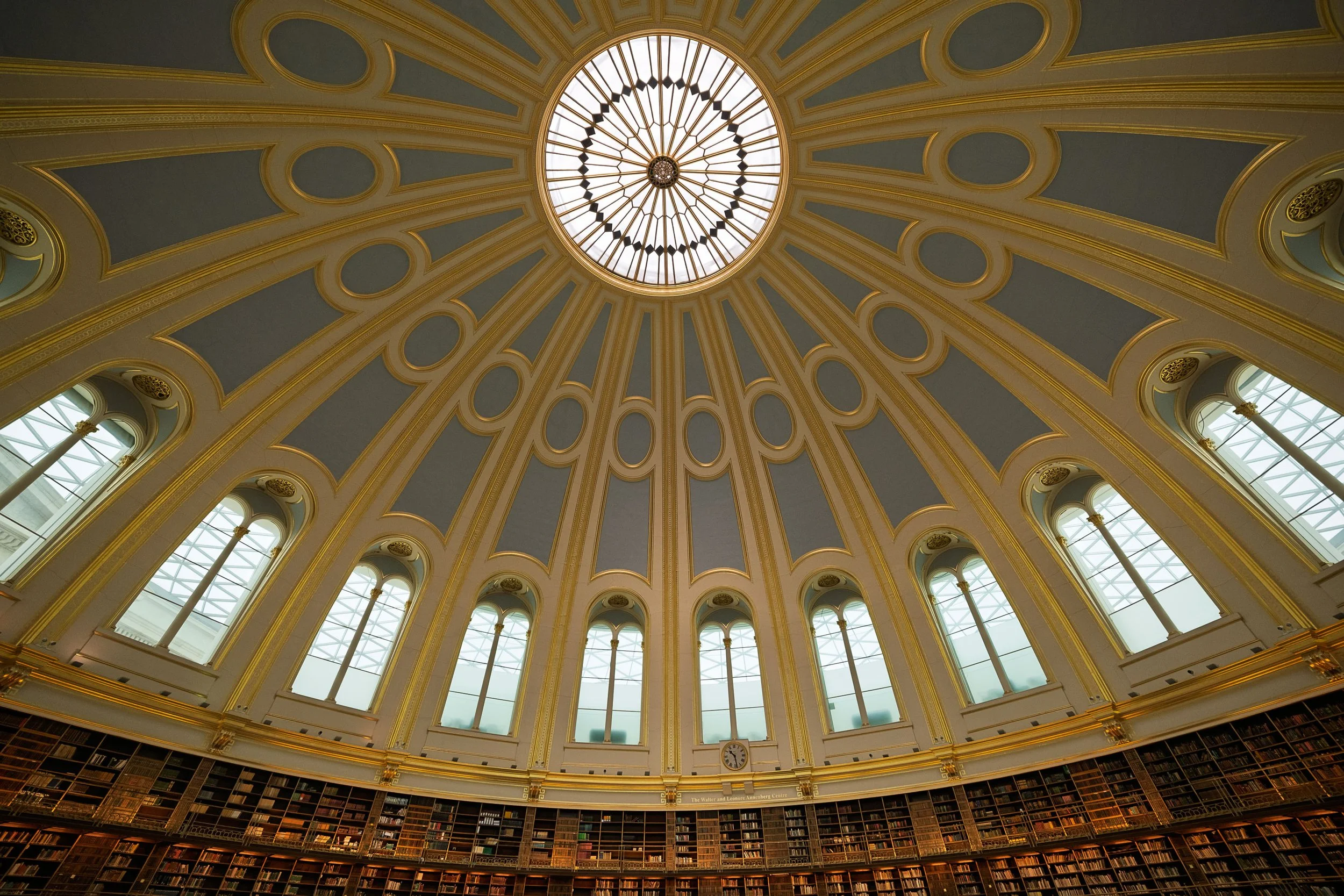Ceiling of the Reading Room in the British Museum 