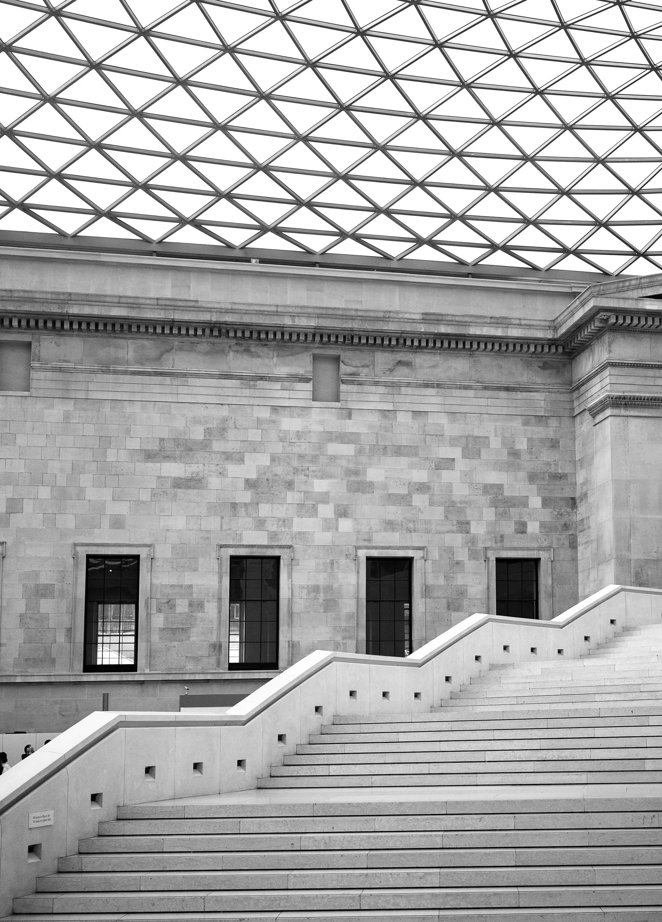 Staircase in the British Museum 