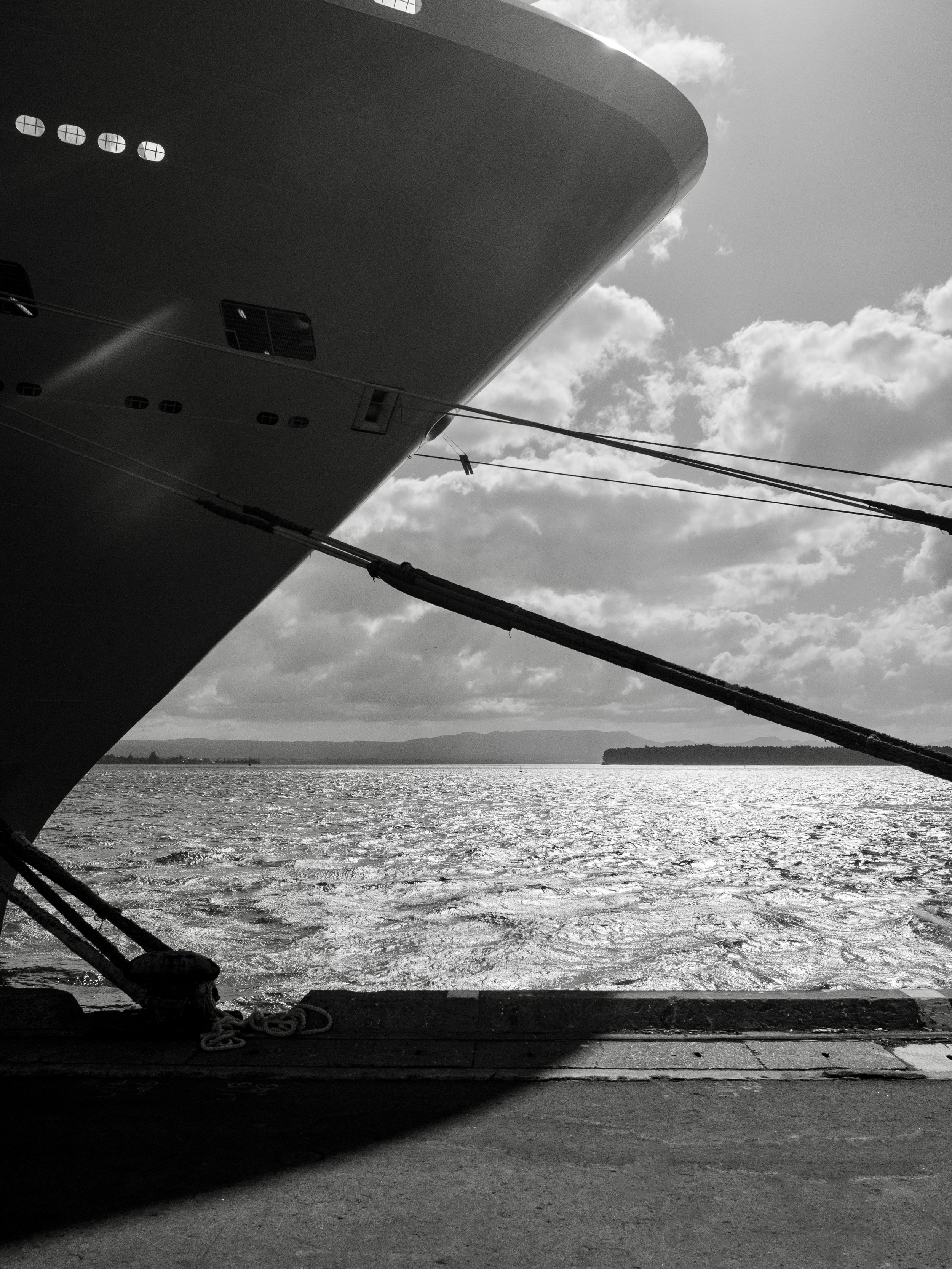 Moored Ship - Tauranga, NZ