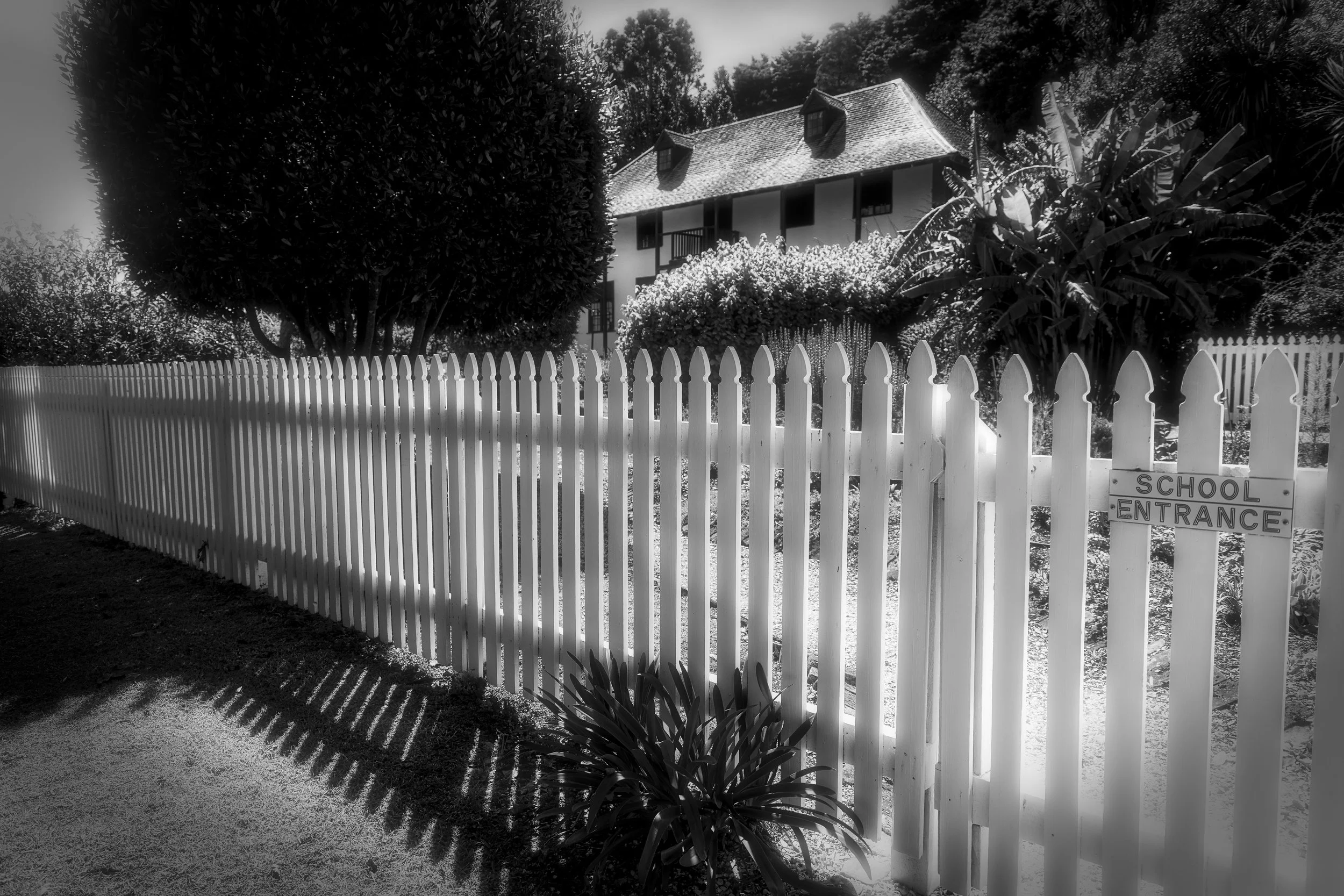 School Fence in Russell