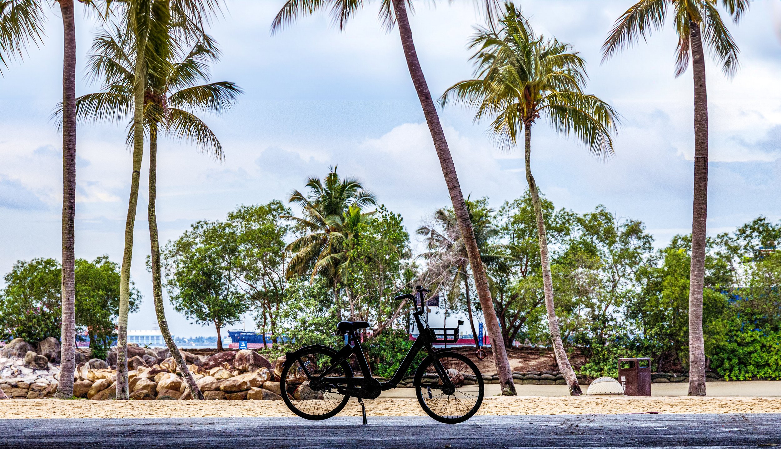 Resting Bicycle - Sentosa, Singapore