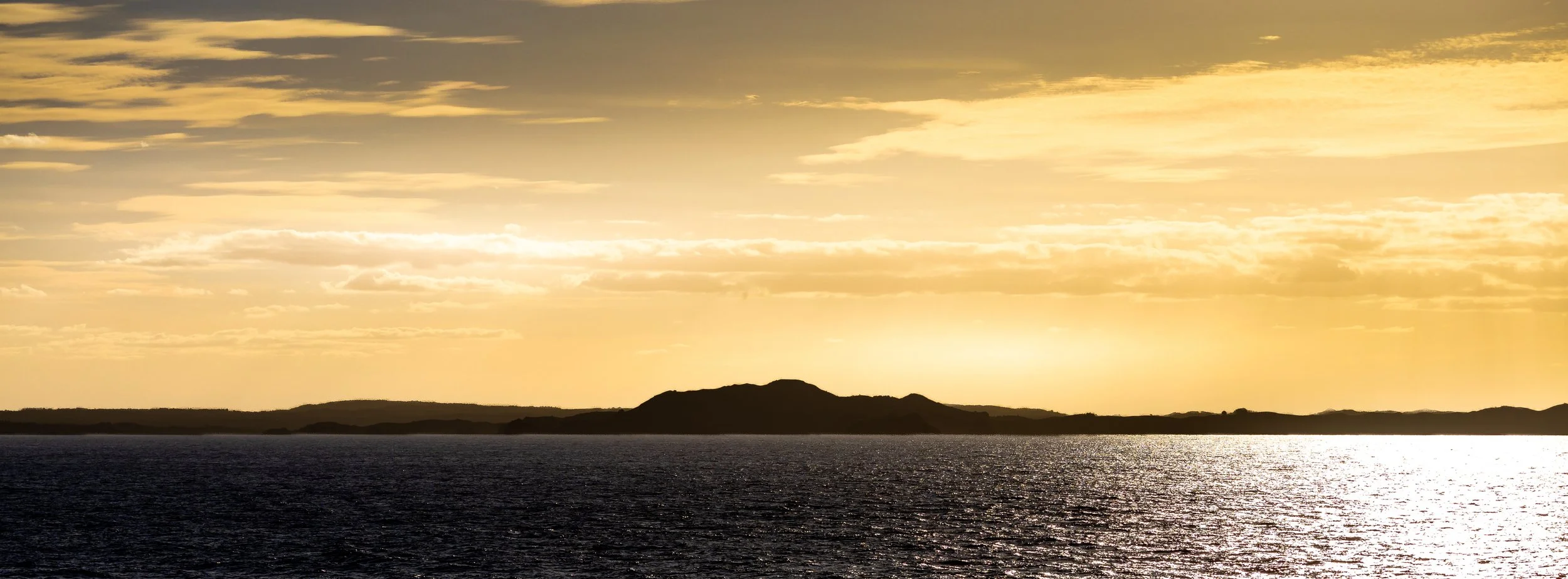 Sunset in the Bay of Islands