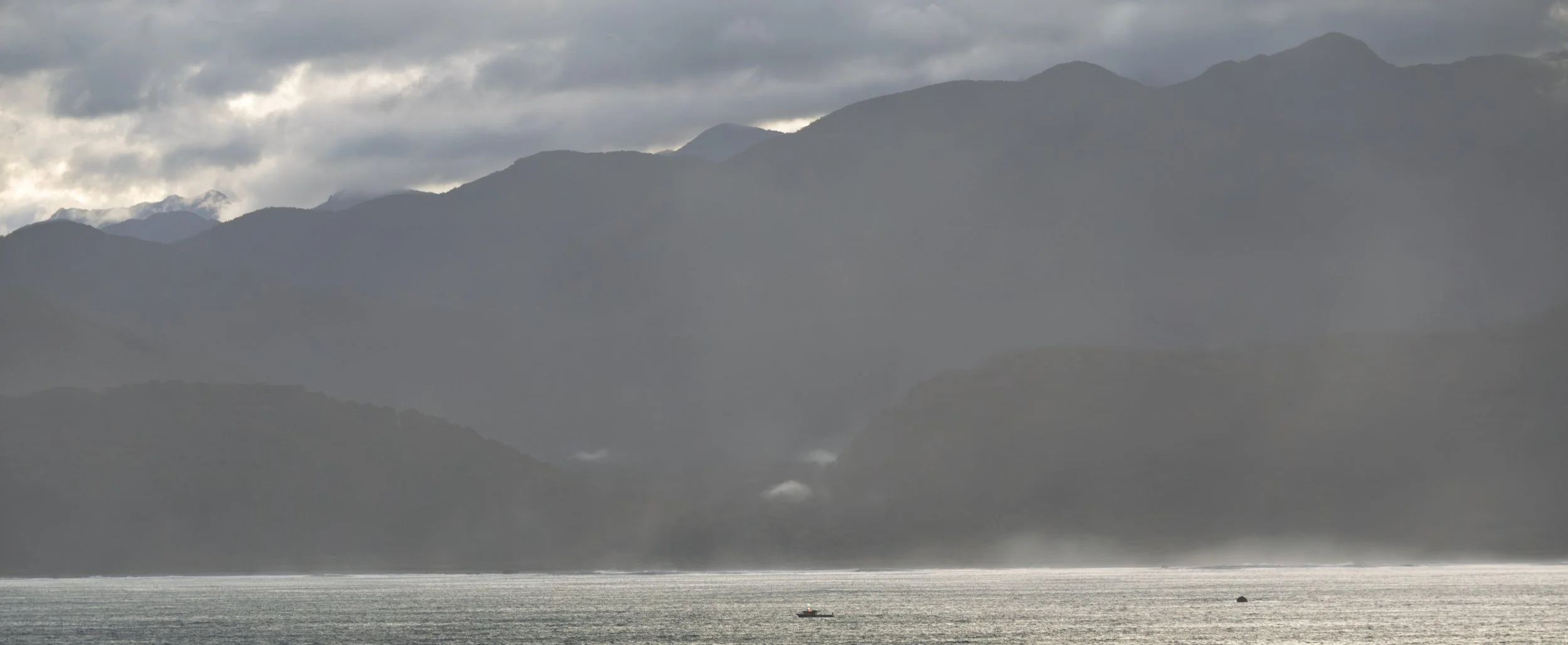 Boat on Milford Sound