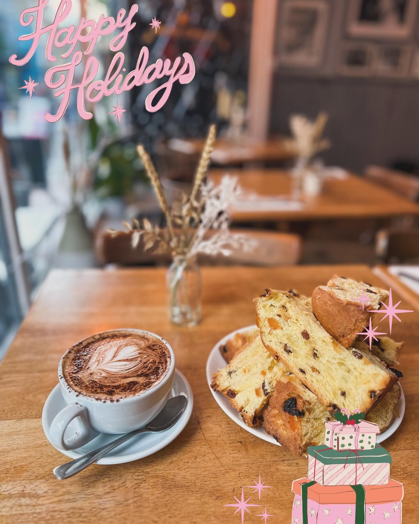 Come in and warm yourself up with a coffee or one of our fantastic hot chocolates. For those with a sweet tooth you can pair it with a slice of panettone that stirs up the Christmas spirit with its unique fragrance and inimitable lightness 😍😋🎄☕️

