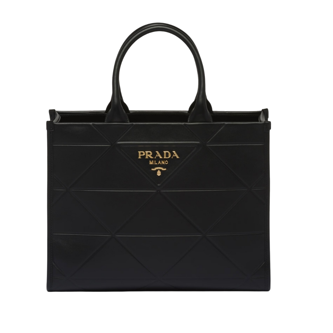 Medium leather Prada Symbole bag with topstitching - £2,700