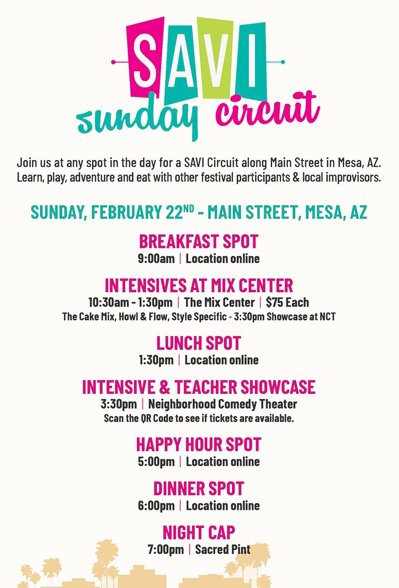 SAVI Sunday Circuit and Crawl