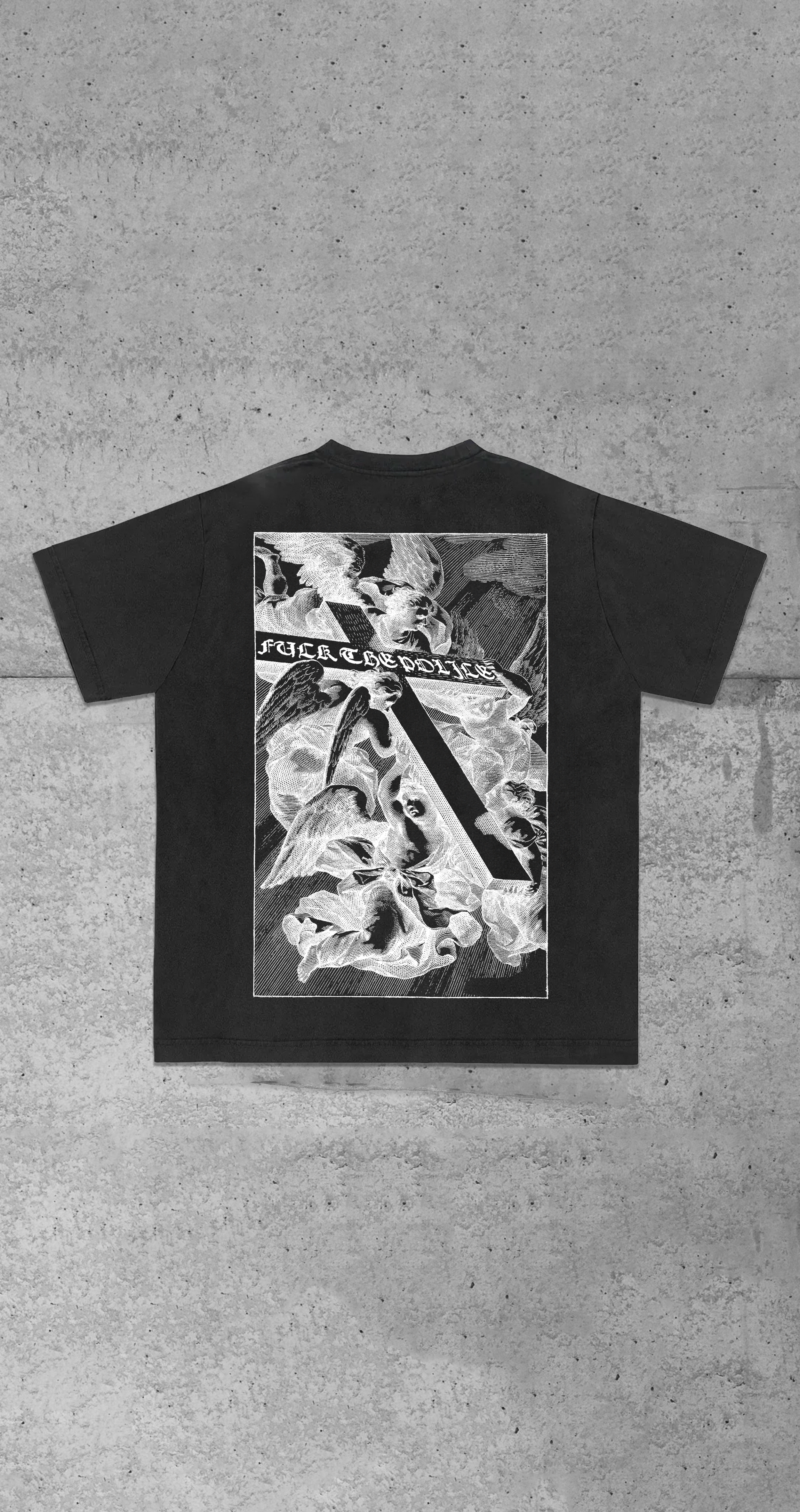 "REVENDICATION" TEE SHIRT (BLACK)