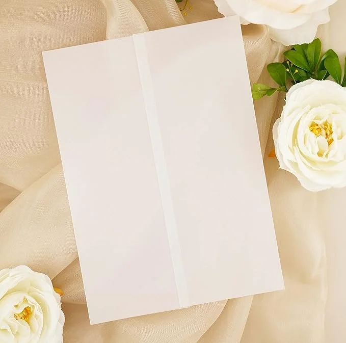 vellum jackets for wedding invitations