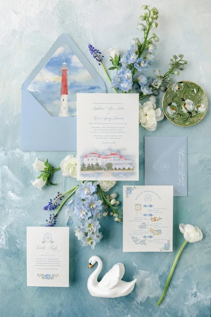 Luxury wedding stationery