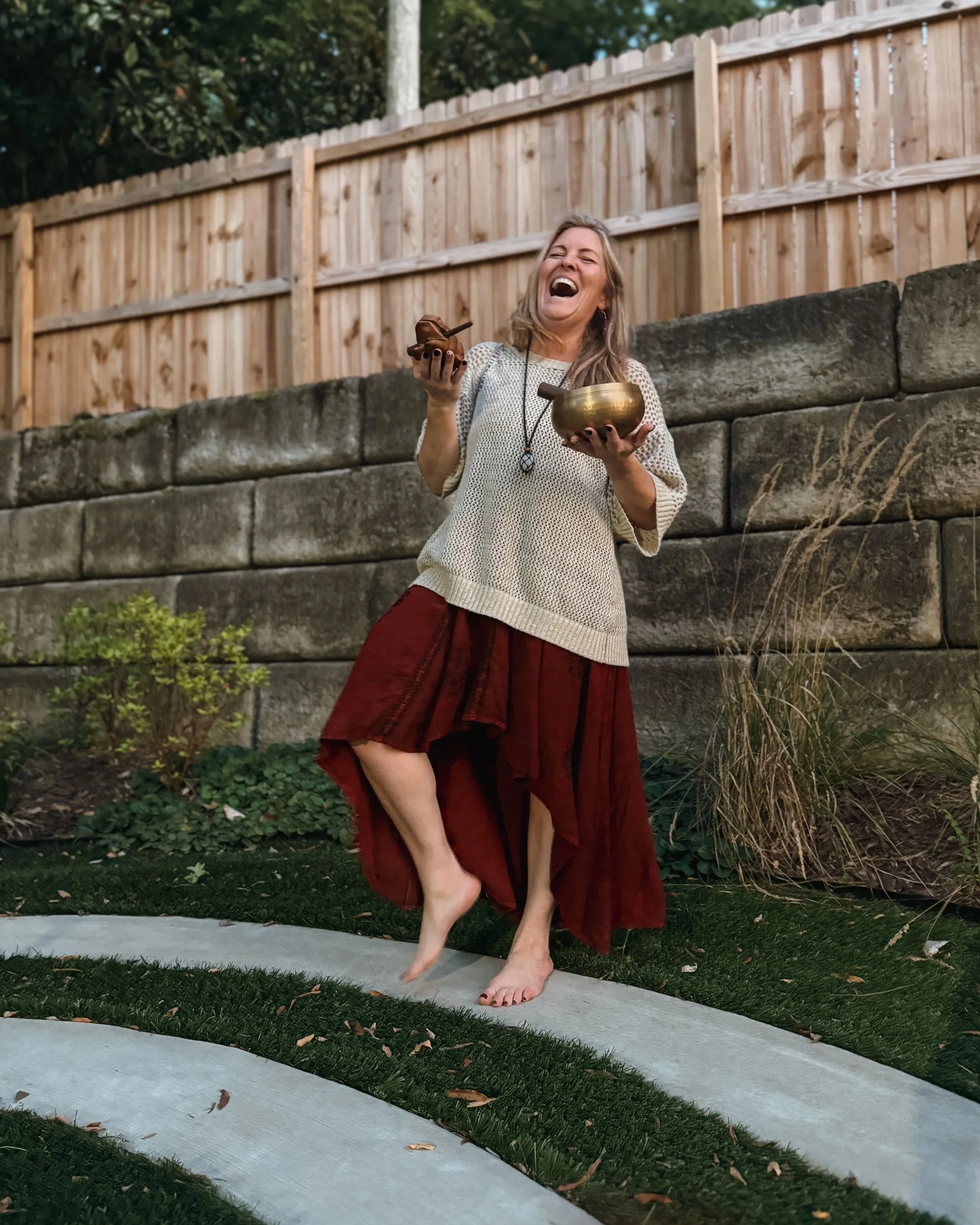 Corey Beth Travaglini yoga teacher at Rise Yoga in Albemarle North Carolina