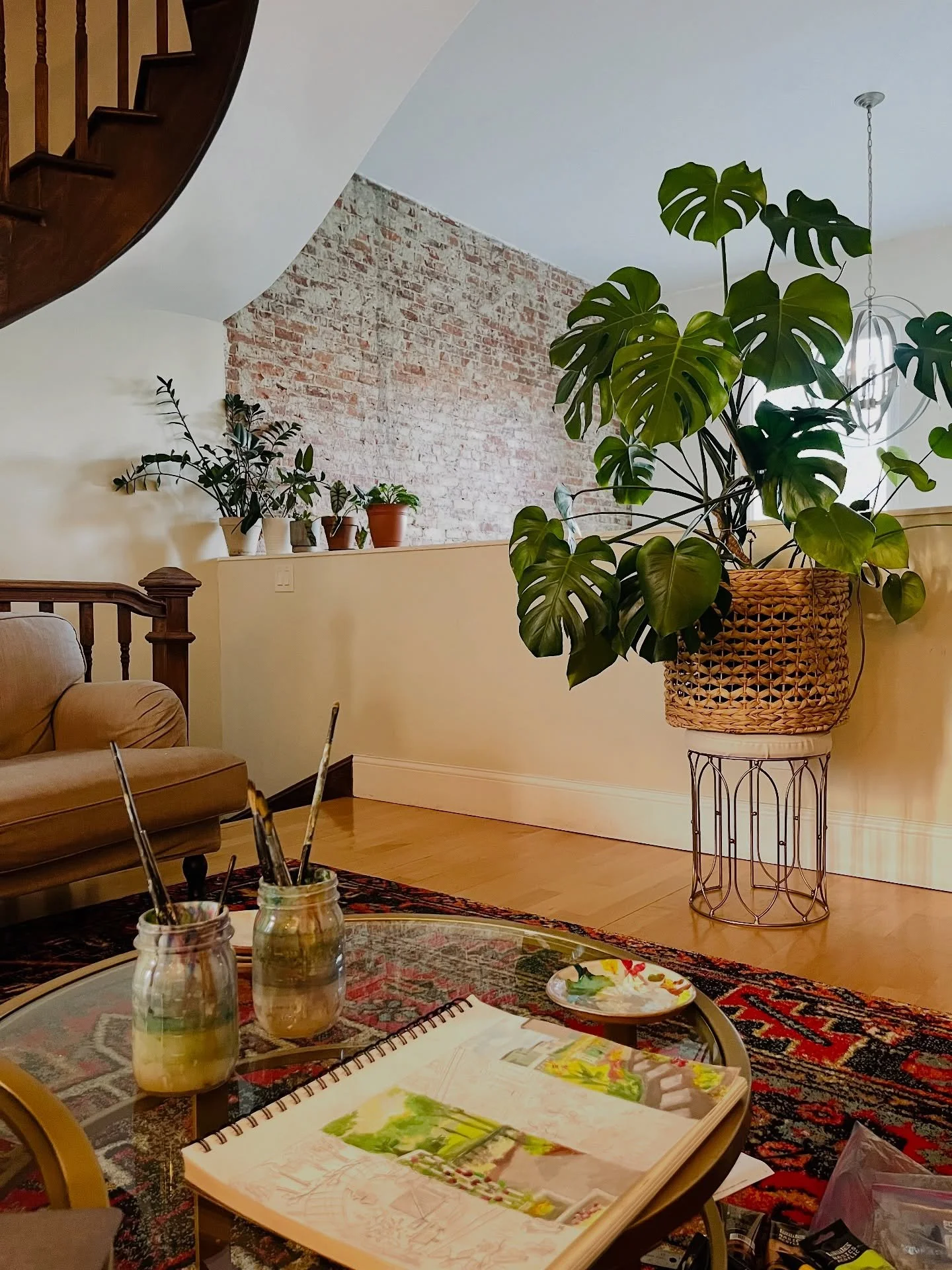 Murals, commissions, and print tests, oh my! The past week has been full of experiments, from sketching out drafts before launching into new original paintings to painting concepts for larger work. Peek the last pic for my very first art print test a