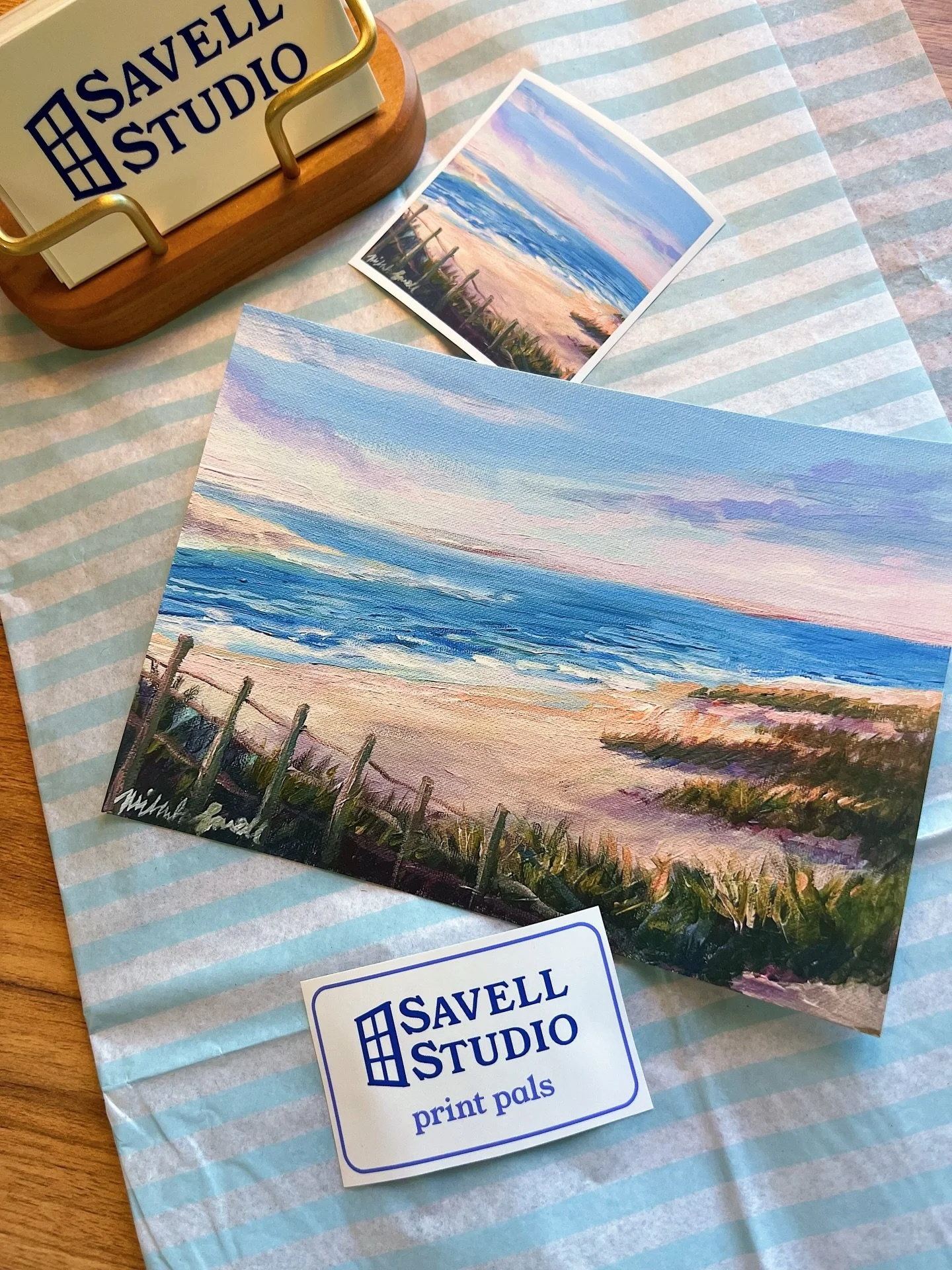 Happy February, friends! The winter weather has me dreaming of summer on the Cape, which is why my print club members are receiving this fun painting called &ldquo;Dreams of Cape Cod&rdquo;. I grew up going to the Cape and exploring its beautiful coa