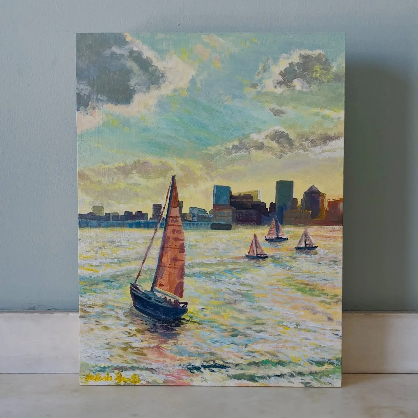 The Savell Studio Spring Collection is LIVE! What is your favorite piece in the collection? 

My original work this release includes warm, summertime and fall landscapes of Boston. You can find 2 new Boston-specific views, as well as nature art from 