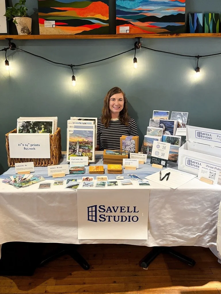 My first market of the year, the Cafenation Spring Market, was filled to the brim with joy and beautiful art! It was so encouraging meeting locals and connecting with vendors for this spring-filled event. I got to test some new art products and was b