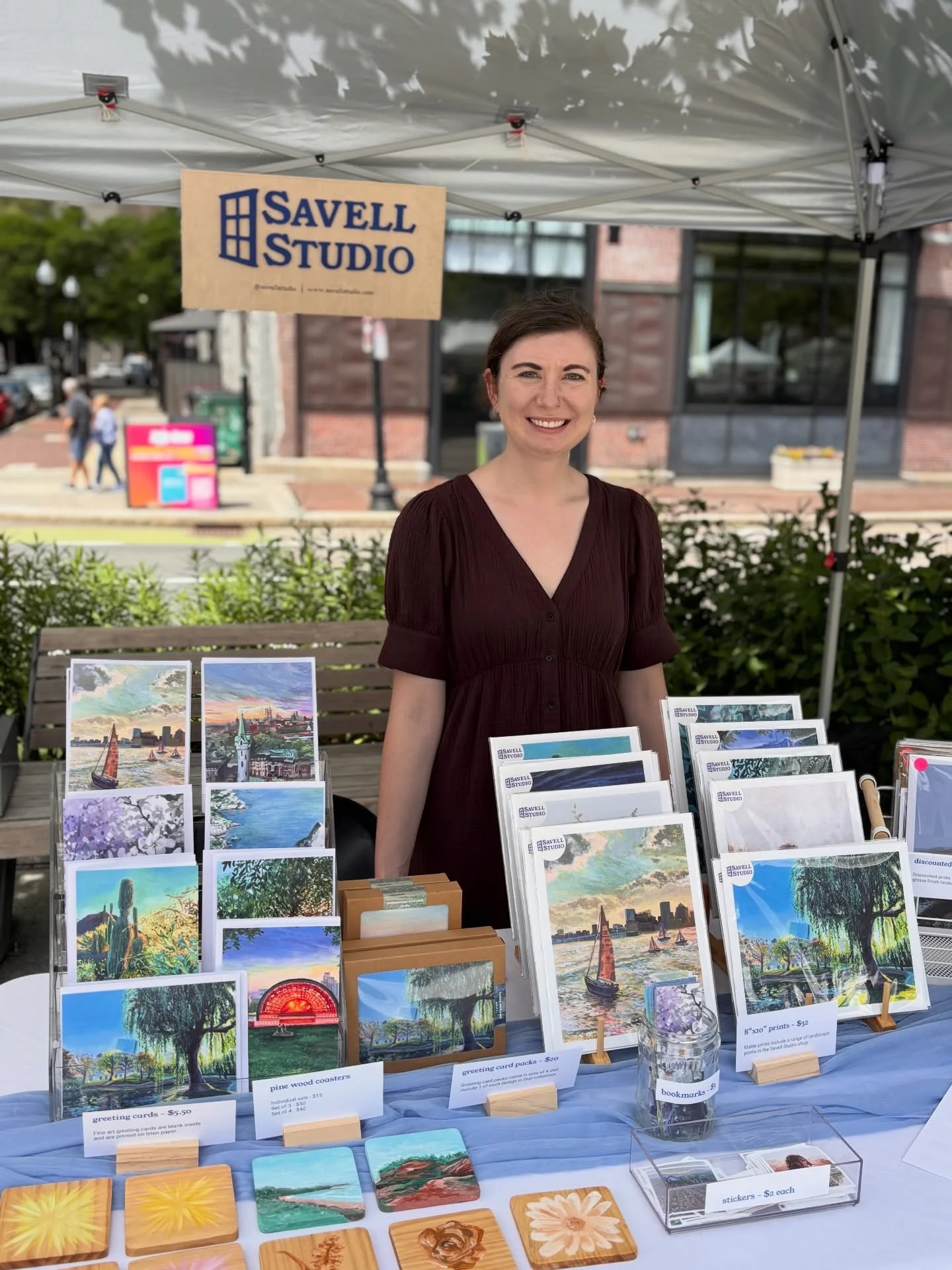 And that&rsquo;s another art market in the books! It was great to be part of the @greenwayartisanmarket yesterday in the gorgeous weather. I tried out some new art prints - one of which I sold out of yesterday - that will be part of my upcoming Summe