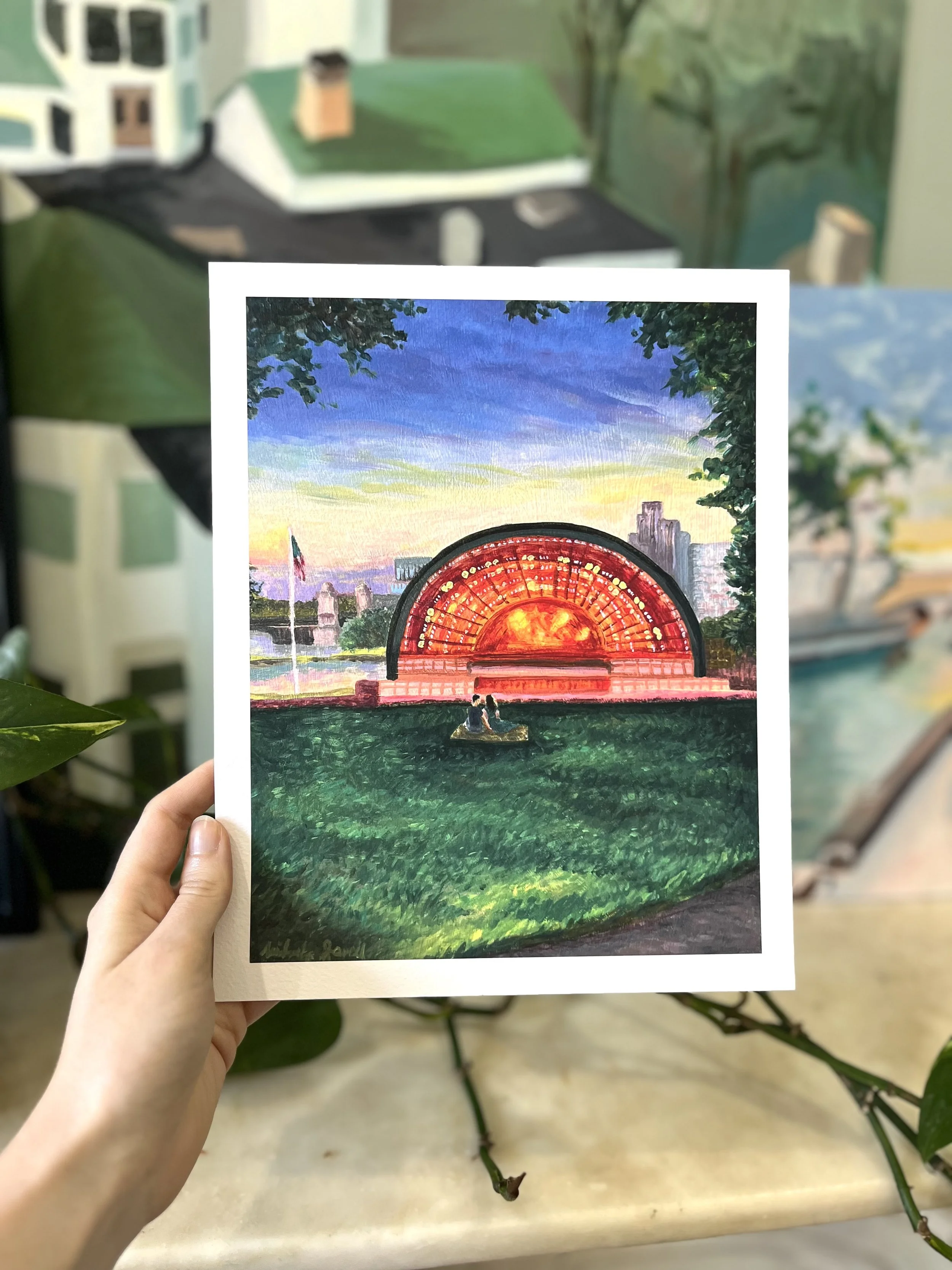 "Hatch Shell Glow" Boston fine art print