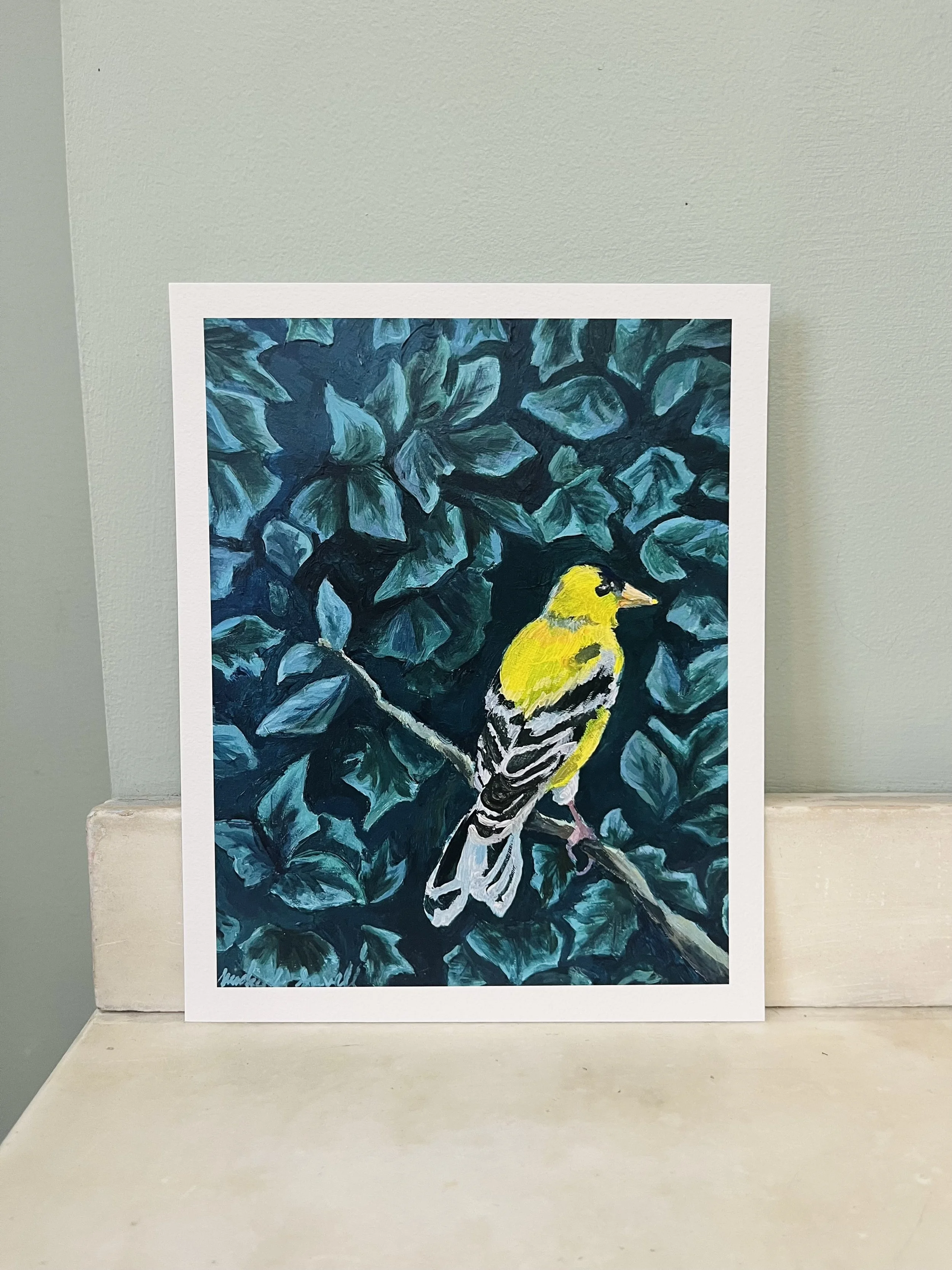 "Goldfinch" wildlife fine art print