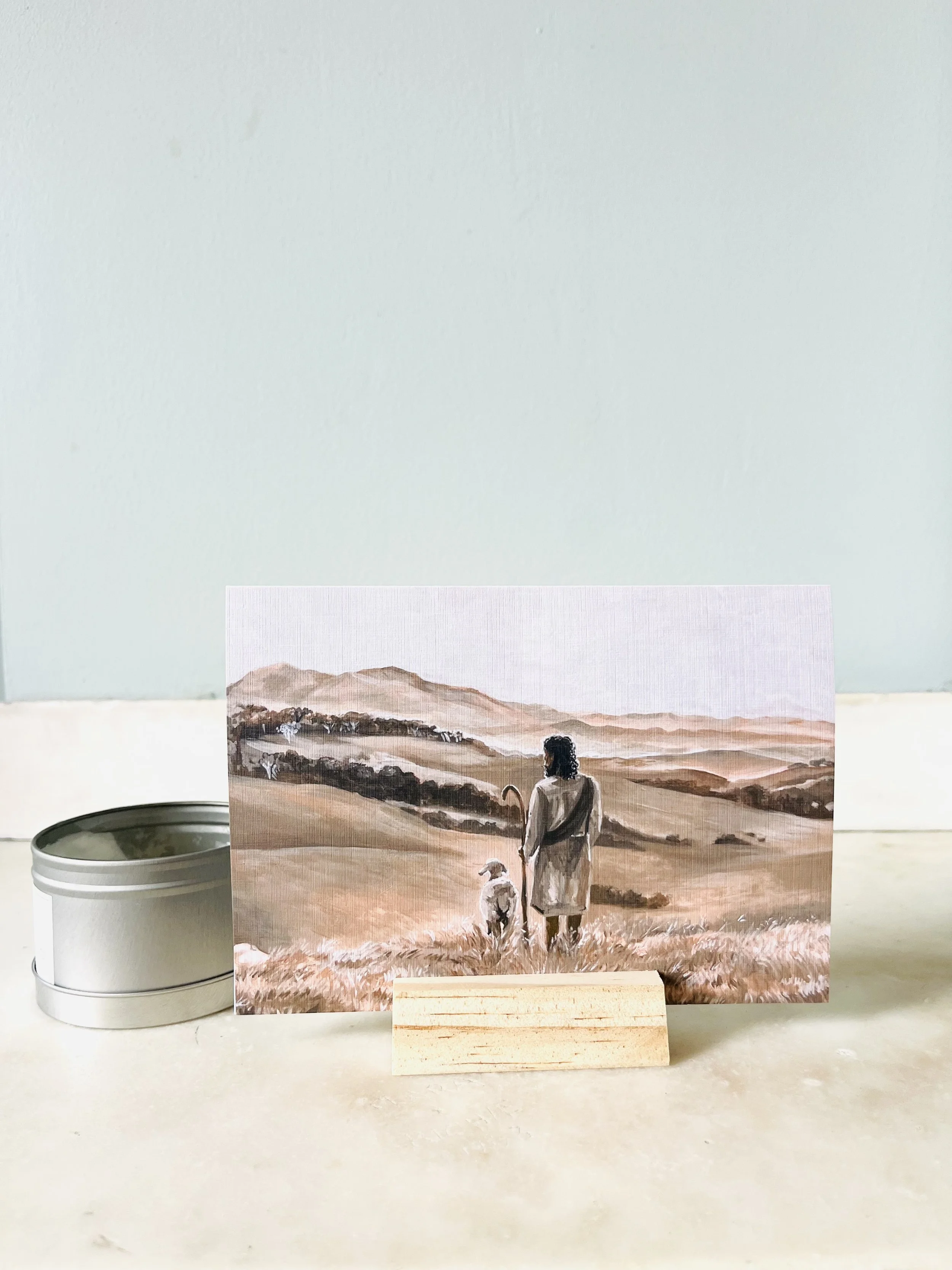 "Good Shepherd" blank greeting card
