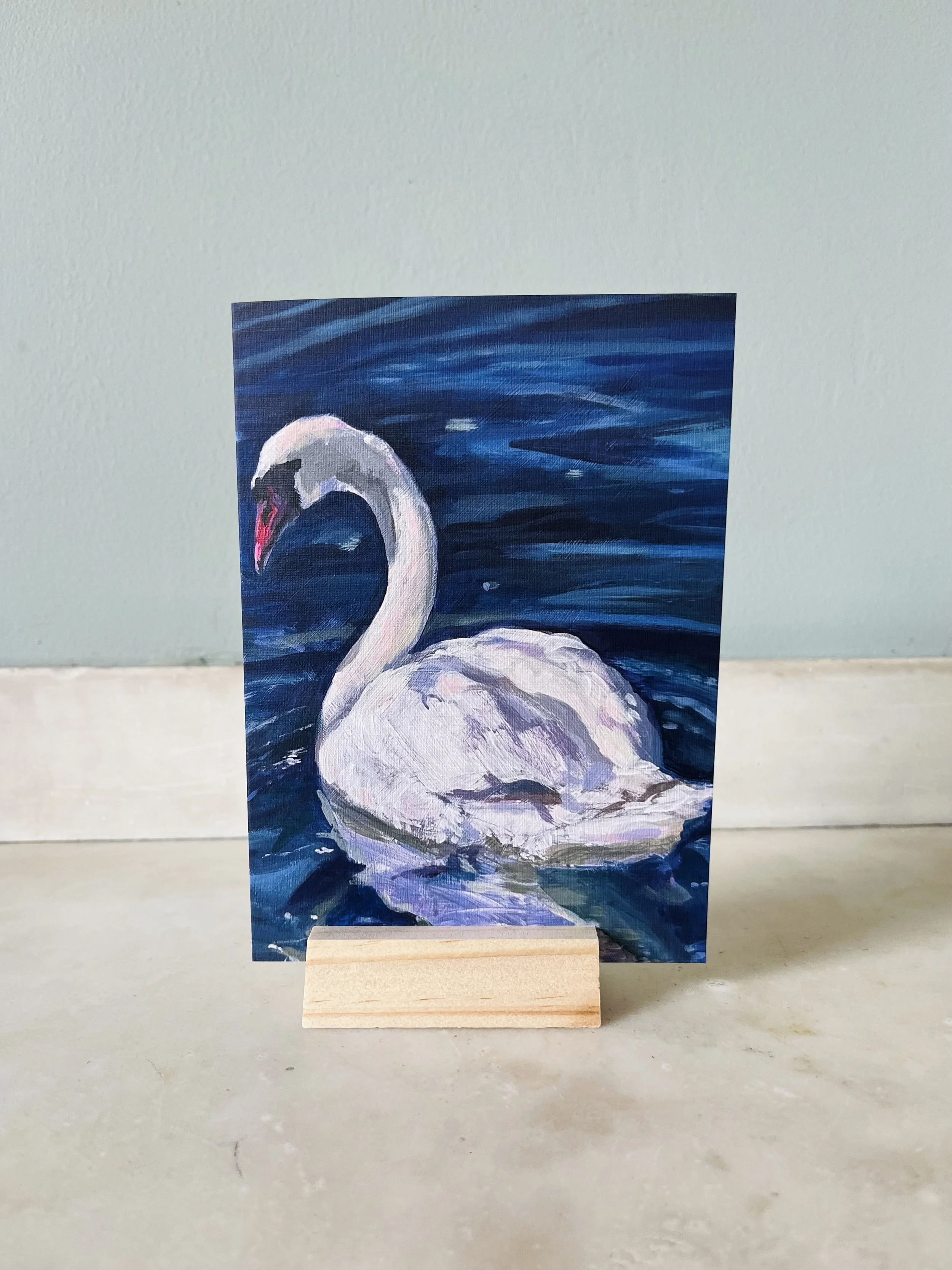 "New Patterns" blank greeting card