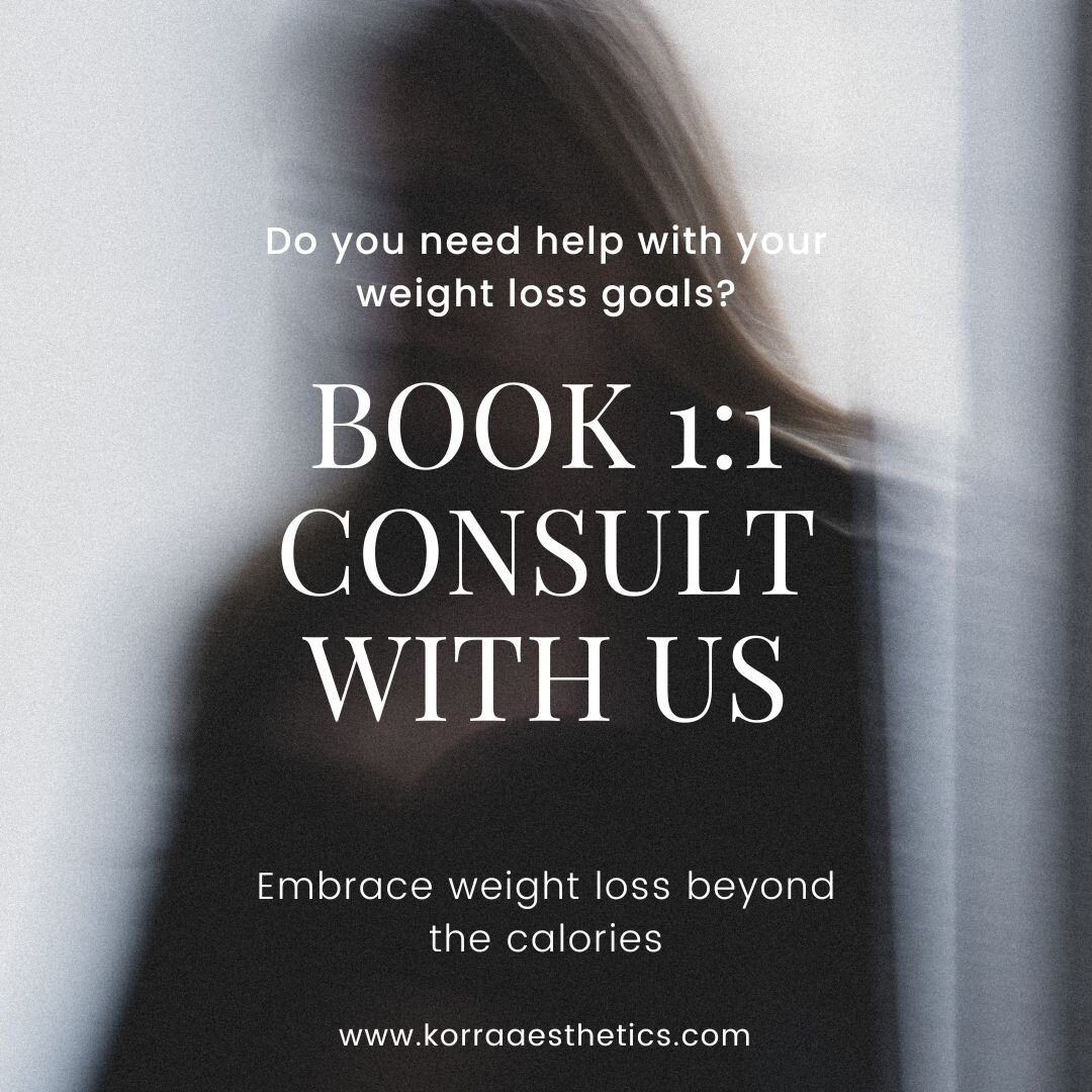 Transform your weight loss goals into reality with a one-on-one consult. 🌿 Let's work together to create a plan that goes beyond just counting calories. 

Link in bio to book your weight loss consultation or call our medical spa at 305.665.5594. We'