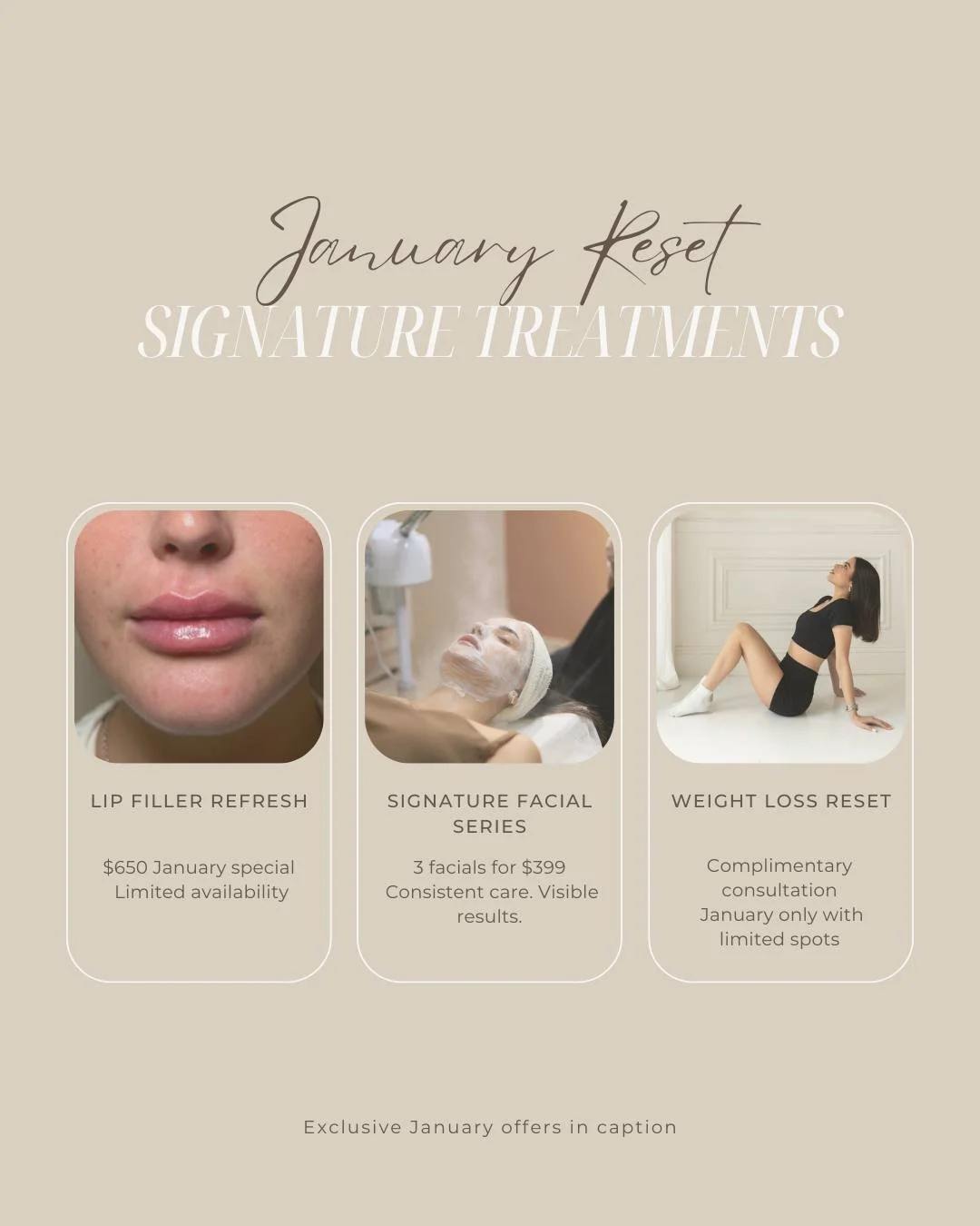 January is about resetting with intention. This month&rsquo;s Signature Treatments at Korra Aesthetics are designed to support your skin, confidence, and wellness goals as you move into the new year.

Our January Reset includes a Lip Filler Refresh a