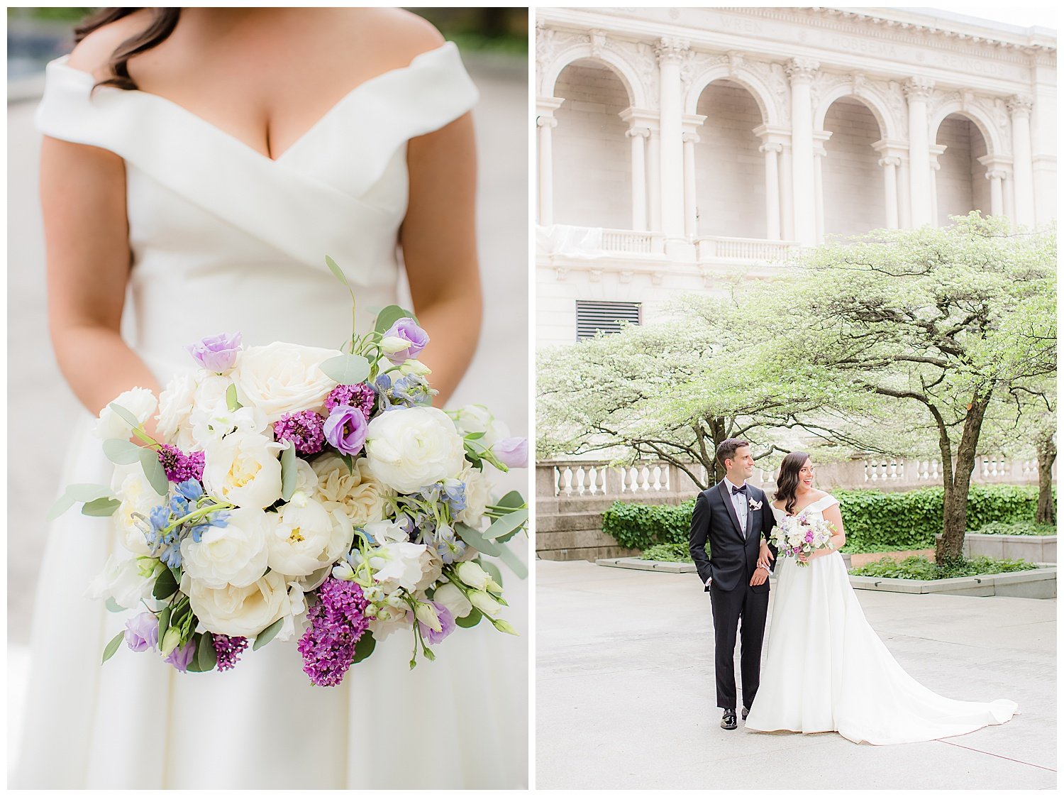 art institute chicago gardens wedding picture