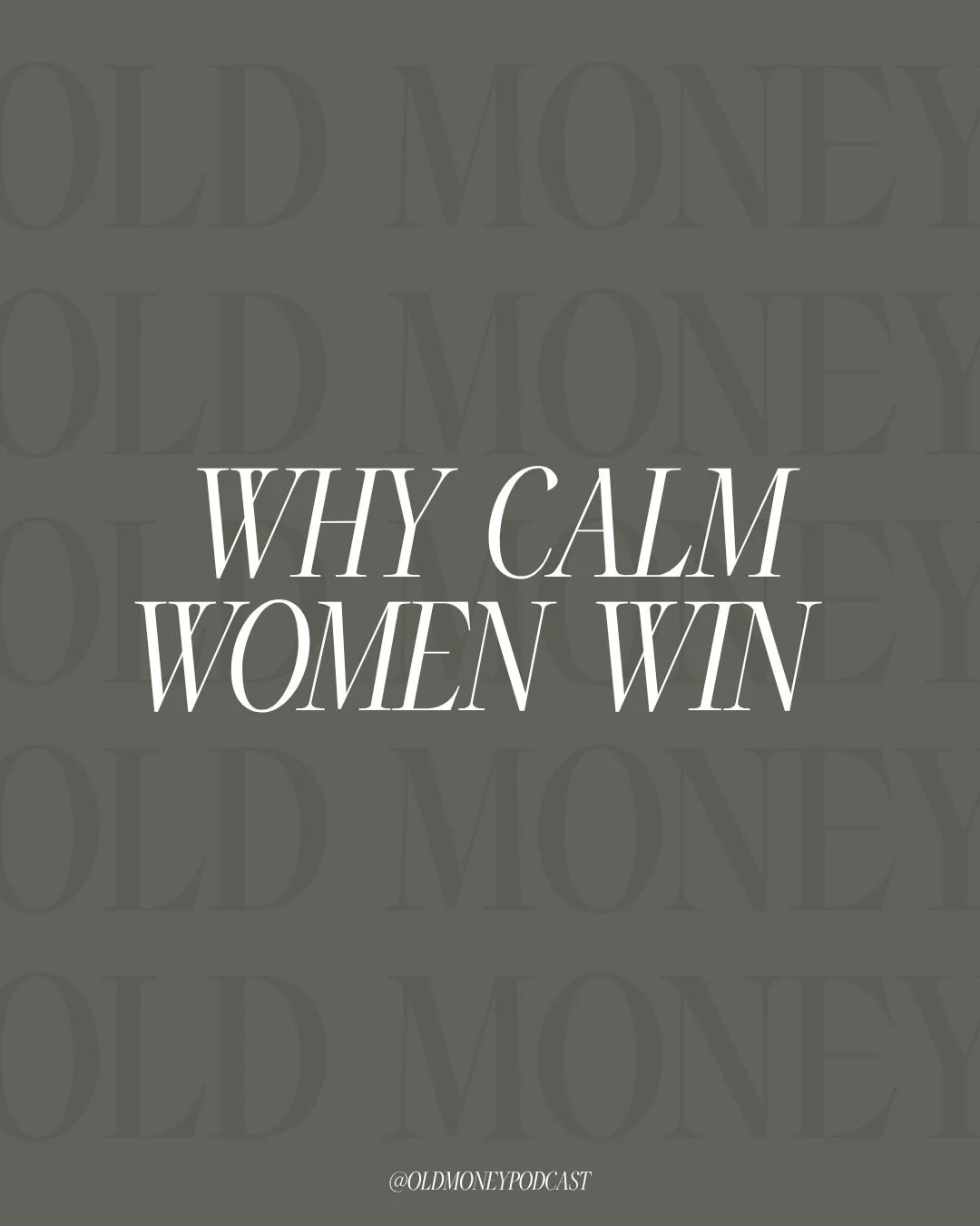 In a world that profits from your panic, staying calm is a superpower. Episode #144 is officially live, and we&rsquo;re diving deep into why the woman who pauses is the one who wins.

We&rsquo;re breaking down the "Soft Power Strategy" behi